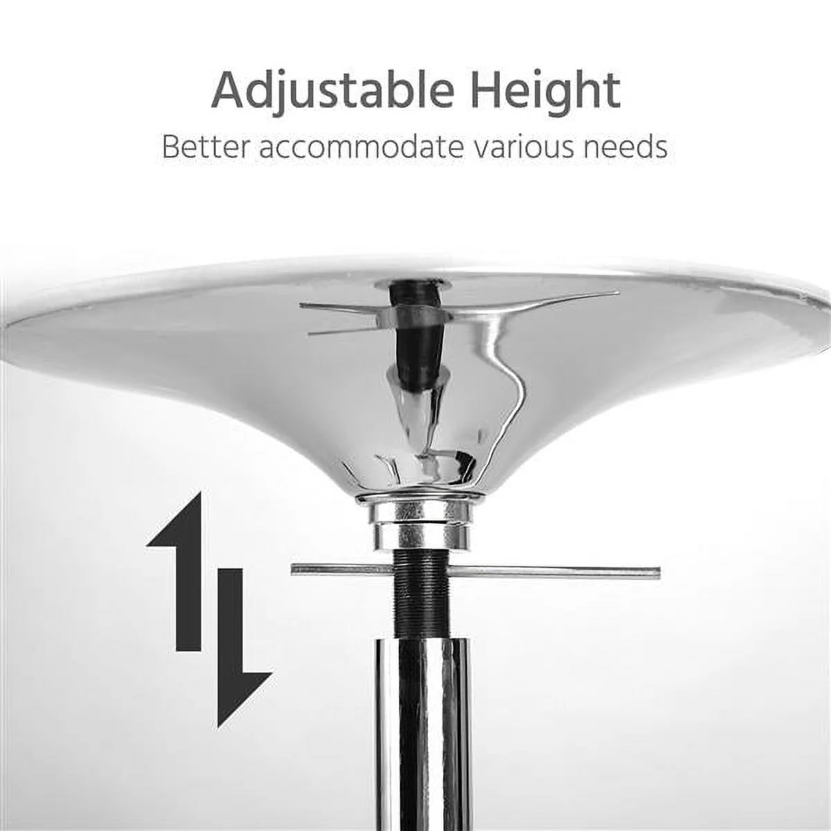 Adjustable Dance Pole Portable Stripper Pole Static Spinning Exercise Fitness,Silver