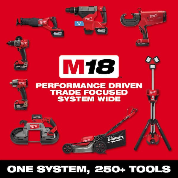 M18 FUEL 18-Volt Lithium Ion Brushless Cordless Combo Kit 4-Tool with ROCKET Dual Power Tower Light