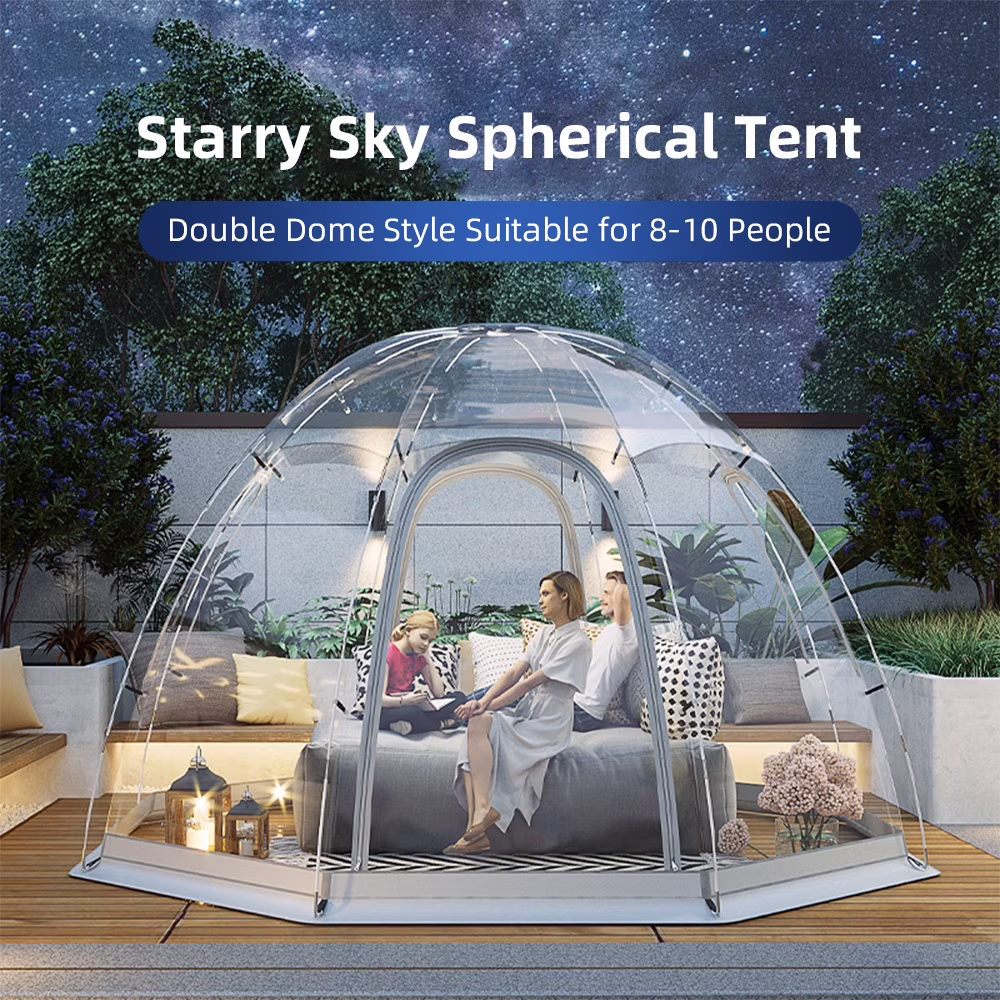 tent,Bubble Tent Weatherproof Shelter Party - Winter Tent Oversize Weather Proof - Oversize Weather Tent 8-10 Person - Cold Tent Party Cold-resistant Tent 8-10 Person Bubble Pod - Cold