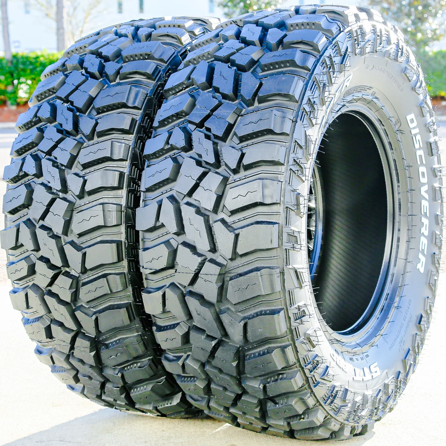Set of 4 Cooper Discoverer STT Pro 285/75R16 126/123Q E 10 Ply m/t mud Light Truck Tires