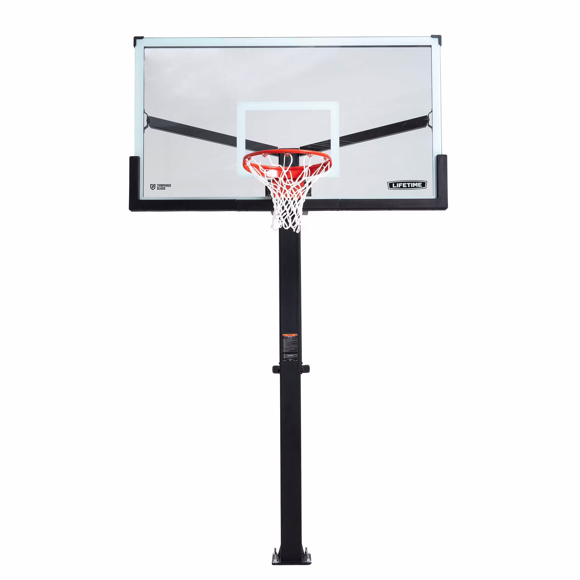 Lifetime 72-Inch Mammoth Bolt Down Basketball Hoop with Mammoth Lift Adjustment & Spring Flex Rim - Model 90964-Outdoor Play
