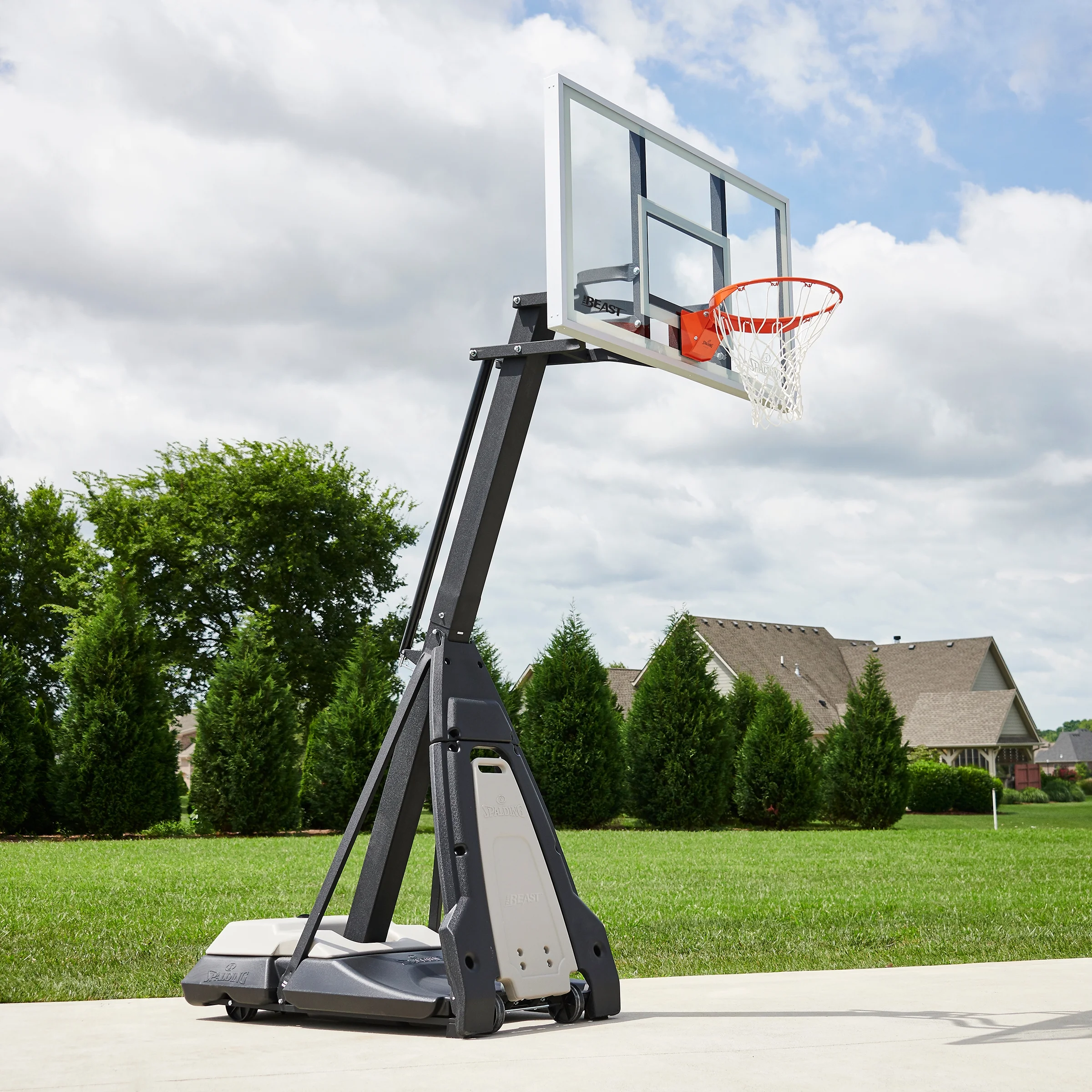 Spalding the Beast 7.5ft - 10ft Adjustable Height 60