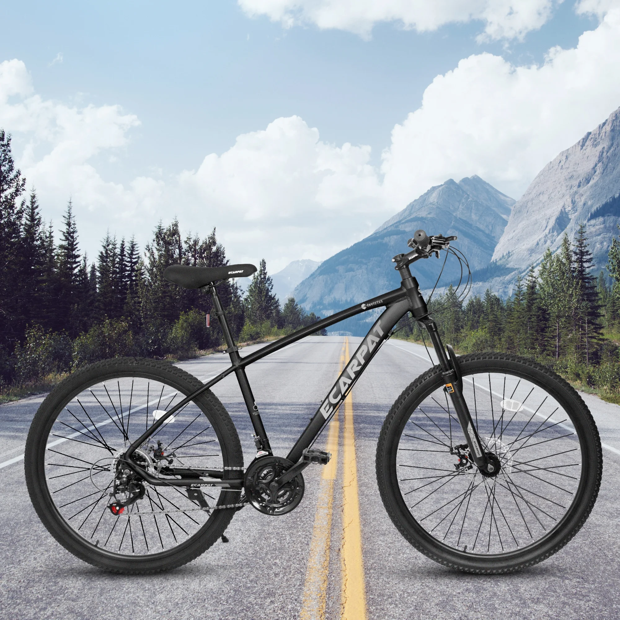 Ambifirner Lightweight 27.5er Mountain Bike – 21-Speed Shimano Drivetrain, 2.125” Tires & 85% Pre-Assembled Design for Riders 5’5”–5’10” (Anti-Slip Traction)​​
