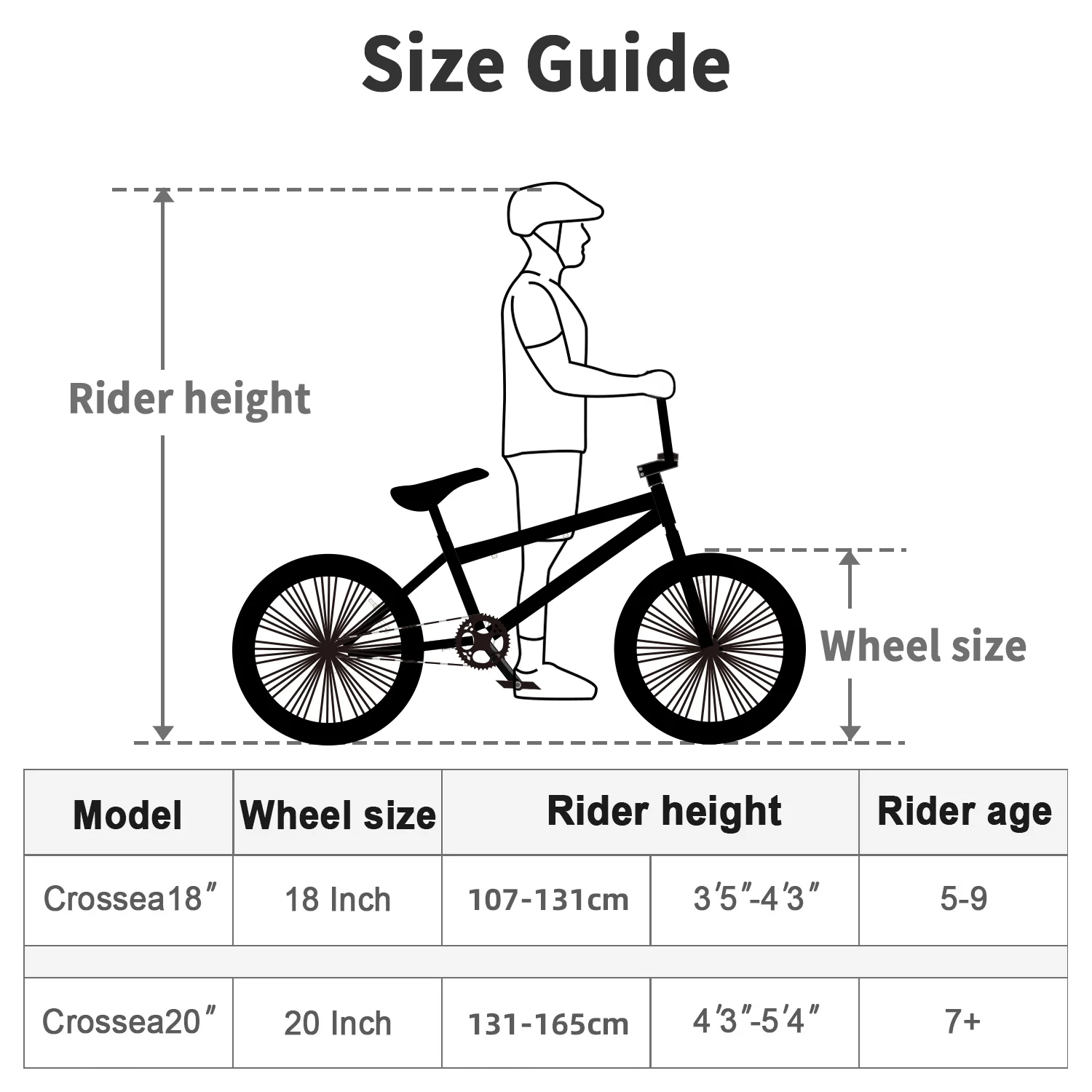 cubsala 20 in Freestyle BMX Kids Bike for Age 6-14 Years Old Boys Girls , Black & Green