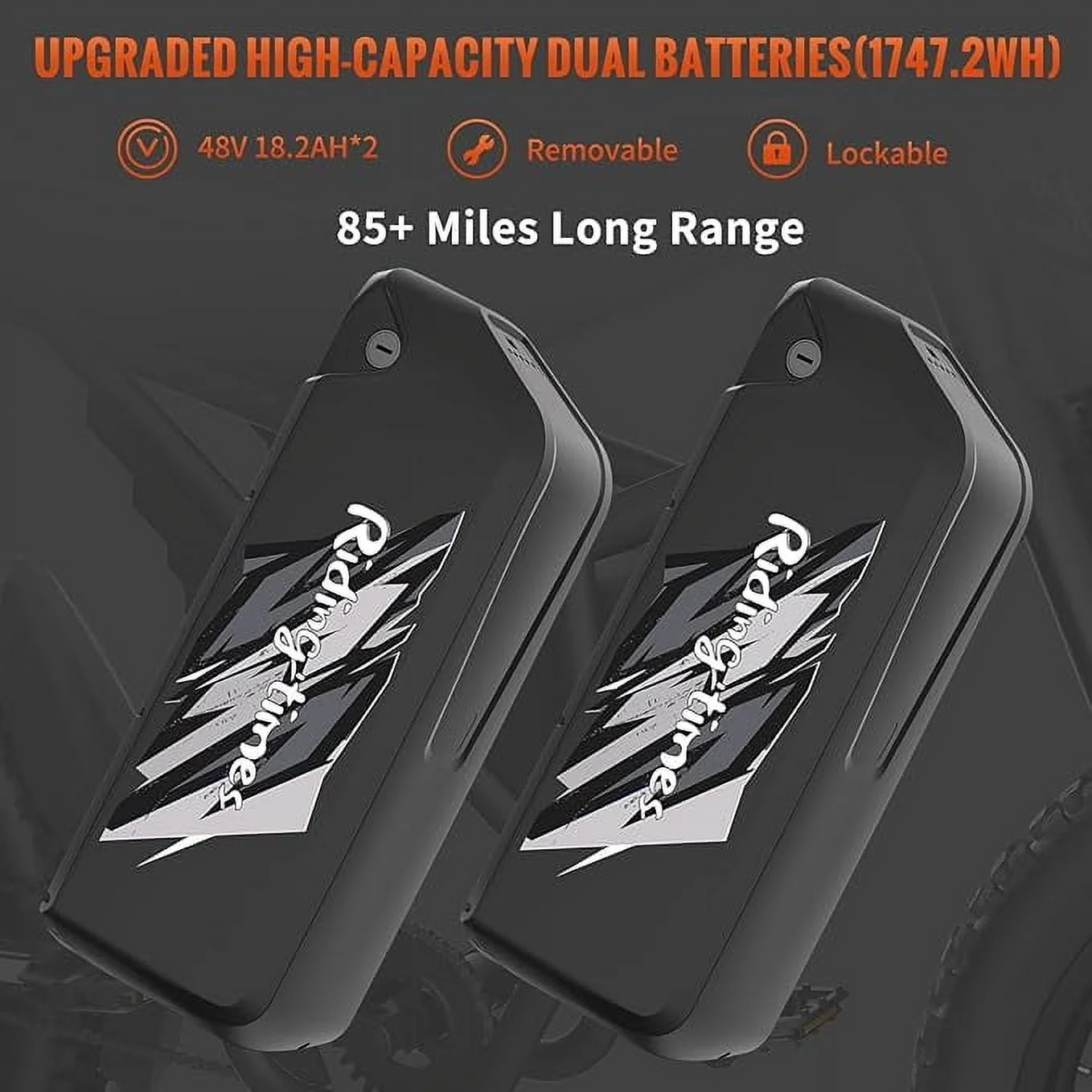 GT73 Electric Bike for Adults, 2000W UL 2849 Electric Dirtbike with 25