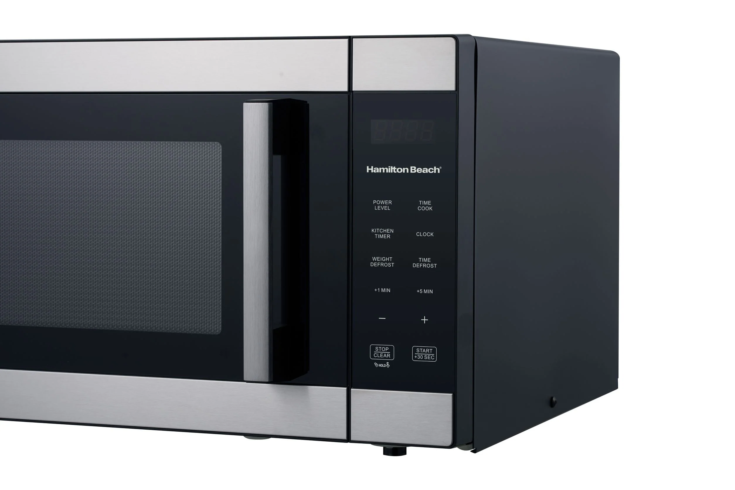 Hamilton Beach 1.6 cu ft Sensor Cook Countertop Microwave Oven in Stainless Steel