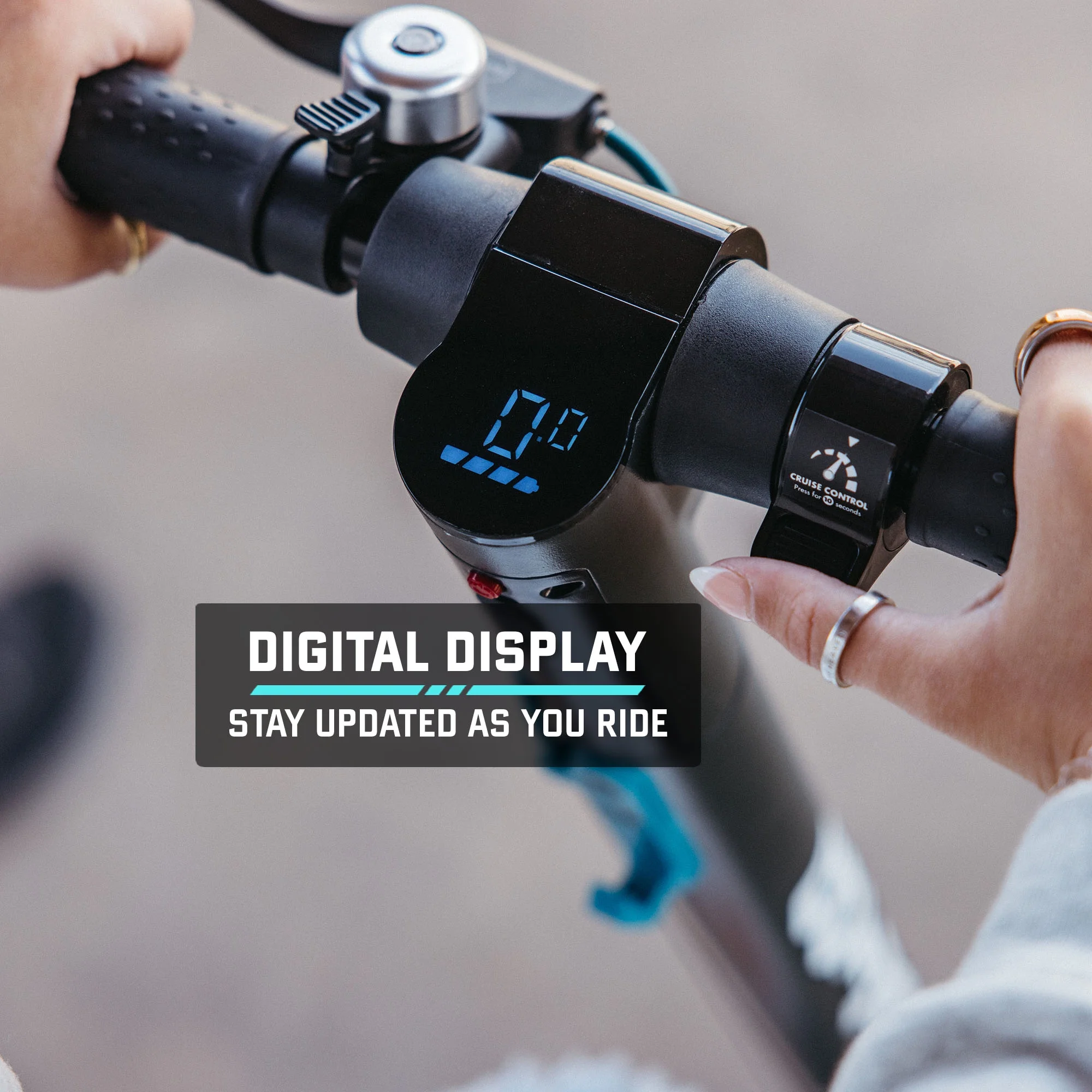 GOTRAX G3 Plus Adult Electric Scooter, 300W 10