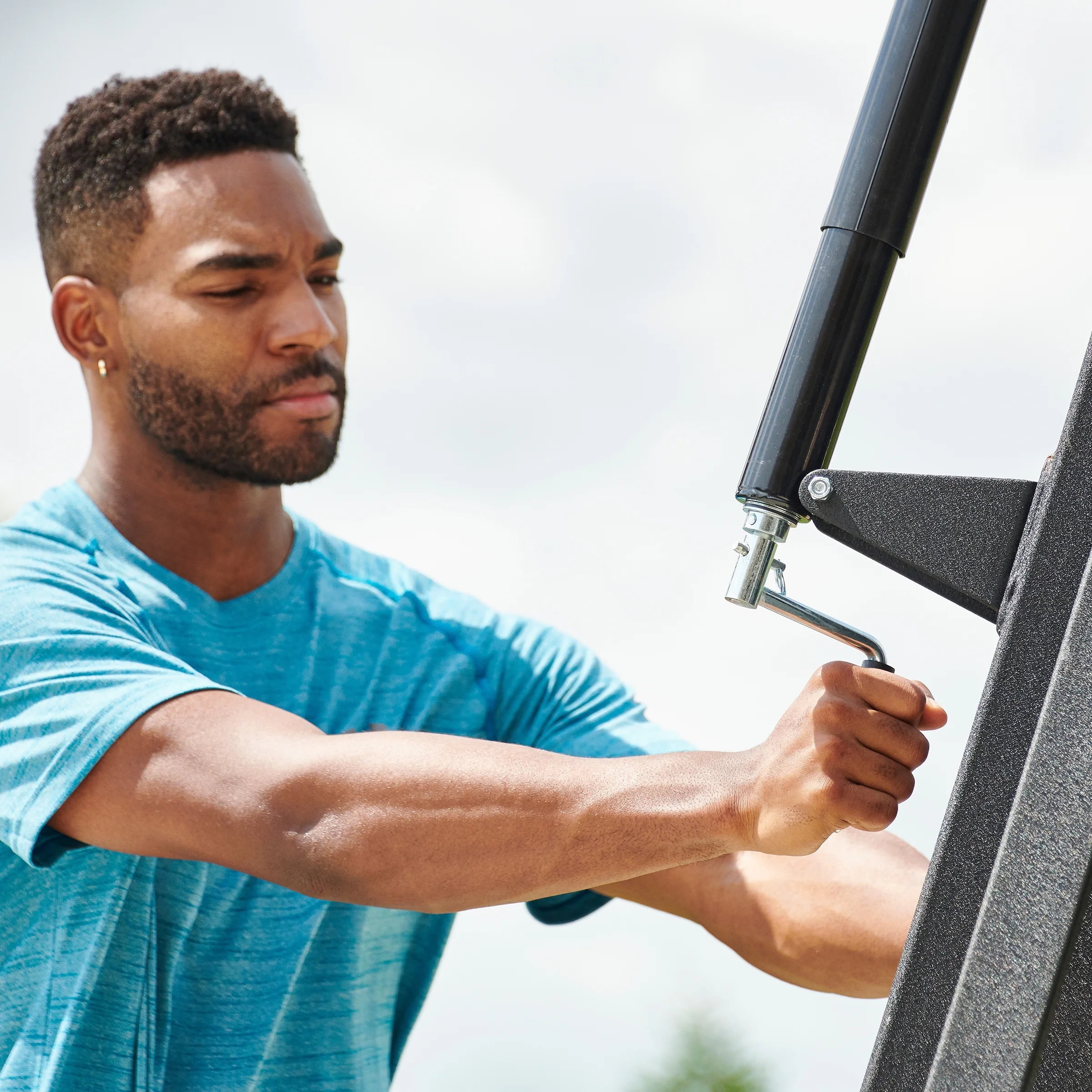 Spalding the Beast 7.5ft - 10ft Adjustable Height 60