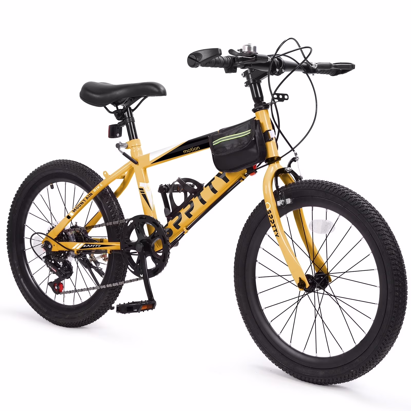 SPPTTY 20-24 inch Bike,6-Speed Mountain Bike for Men Women Boys Girls,Comfort Saddle,Blue