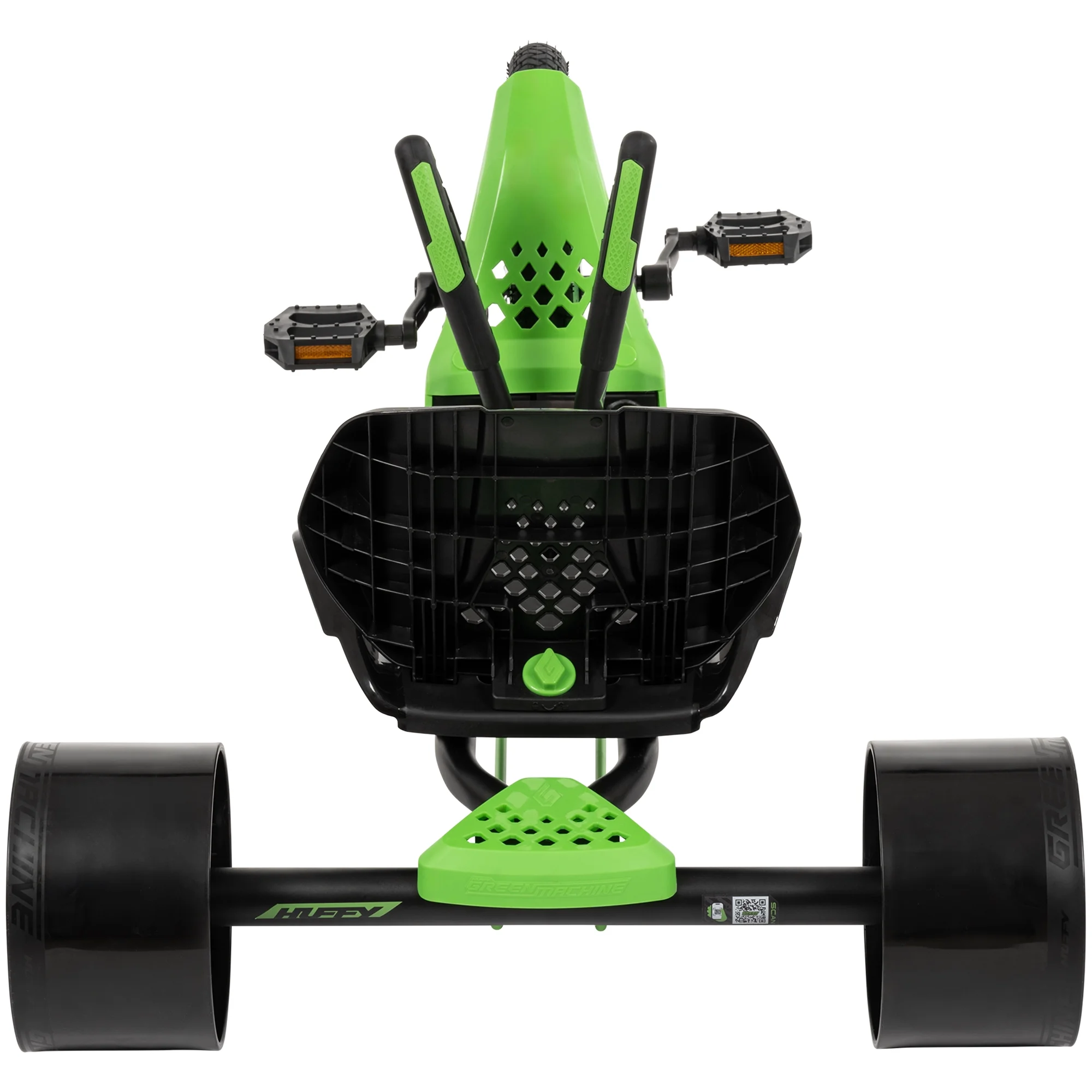 Huffy Adjustable Seat Unisex Kids Drift Trike, Green, 16