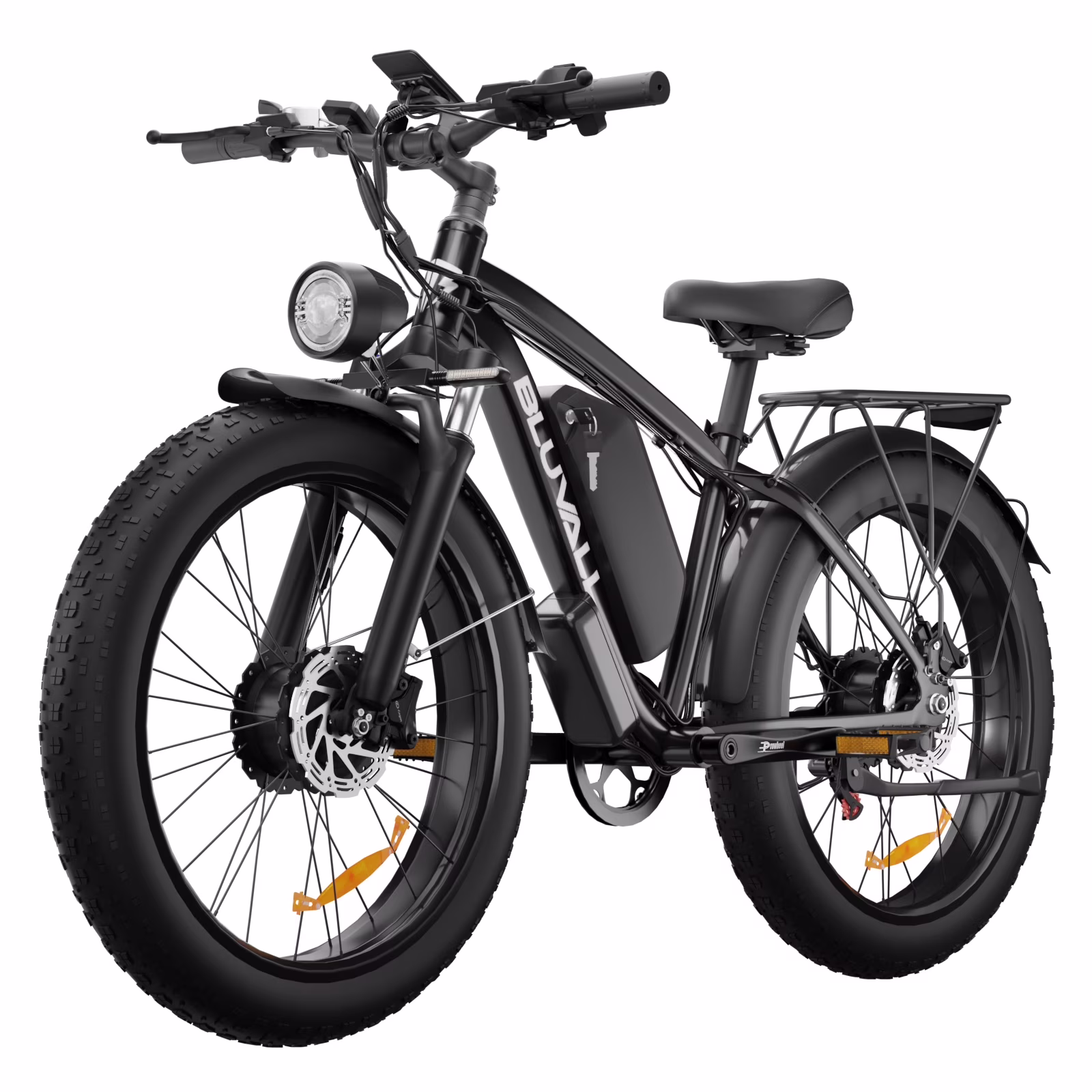 Electric Bike for Adults, 2000W 26'Fat Tire Electric Bike, 35MPH AWD Dual Motor Electric Bicycles, 48V 22.4AH Battery Fast Ebikes Dual Hydraulic Brakes UL 2849