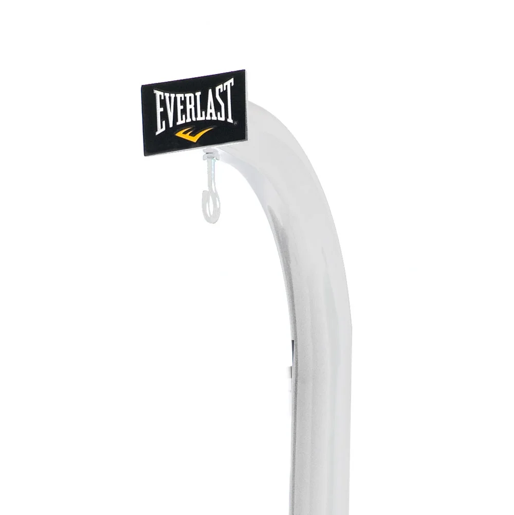 Everlast Single Station Heavy-Duty Punching Bag Stand, Powder-Coated Steel, 100 lb Capacity, Black
