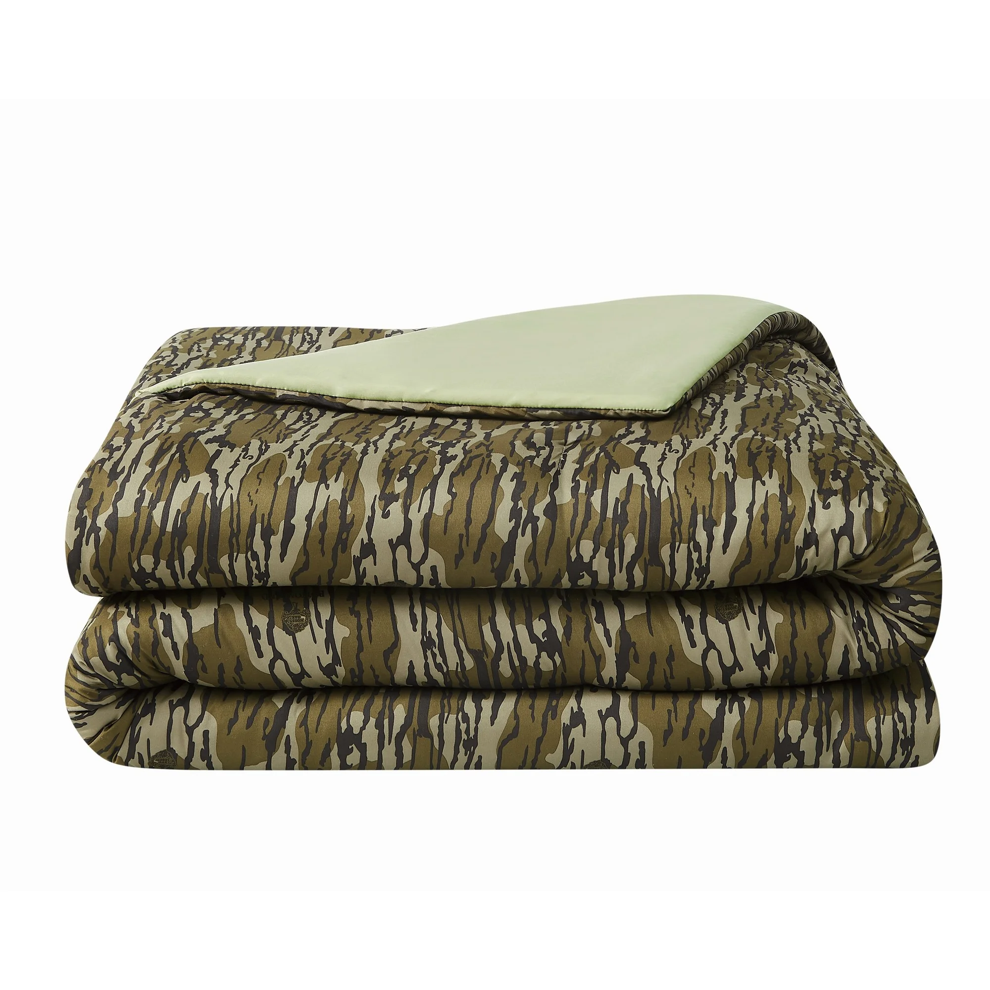 Mossy Oak® Bottomland® Microfiber 3-Piece Comforter Set, Full/Queen Microfiber Adult Bedding for Hunting Lodge or Cabin