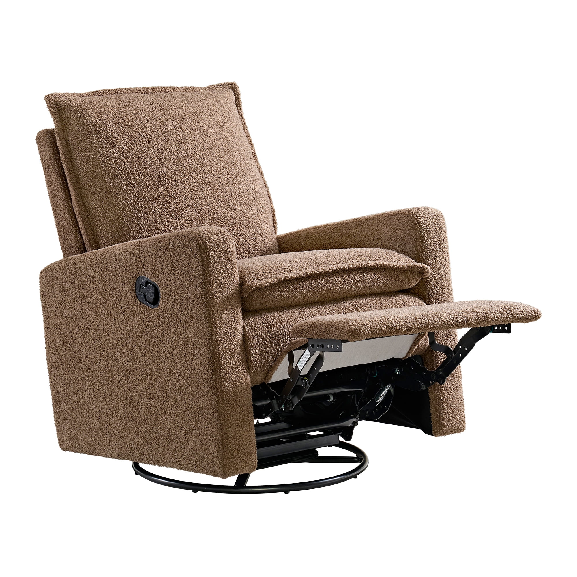 Soho Baby Coventry Glider Recliner Boucle White