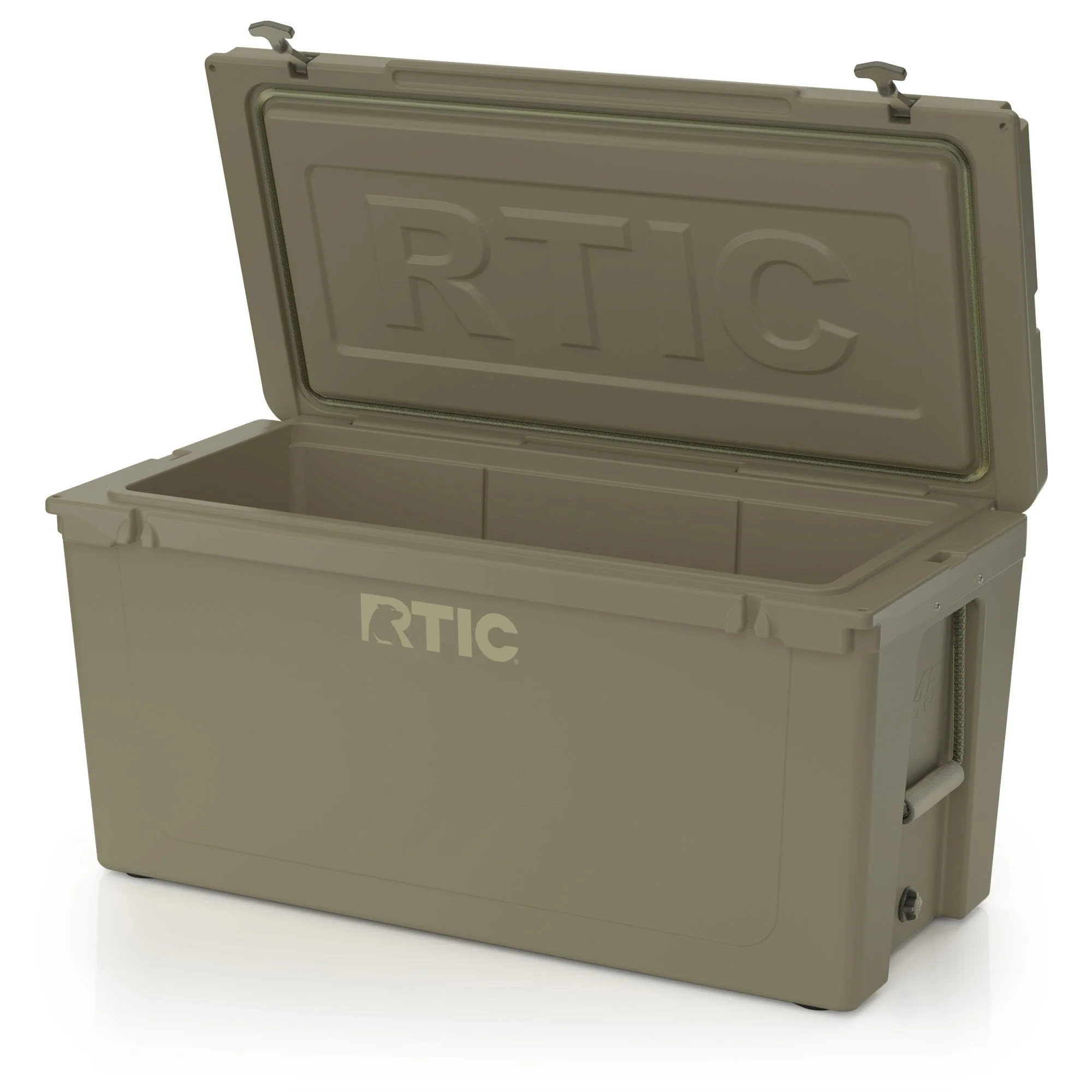 RTIC 145 QT Ultra-Tough Rotomolded Hard-Sided Ice Chest Cooler, White, Fits 195 Cans