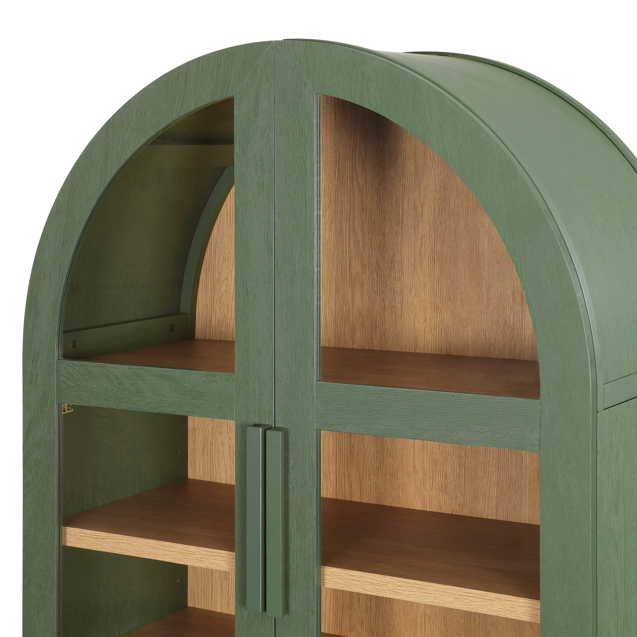 Better Homes & Gardens Juliet Kitchen Rounded Arch Cabinet, Rich Black