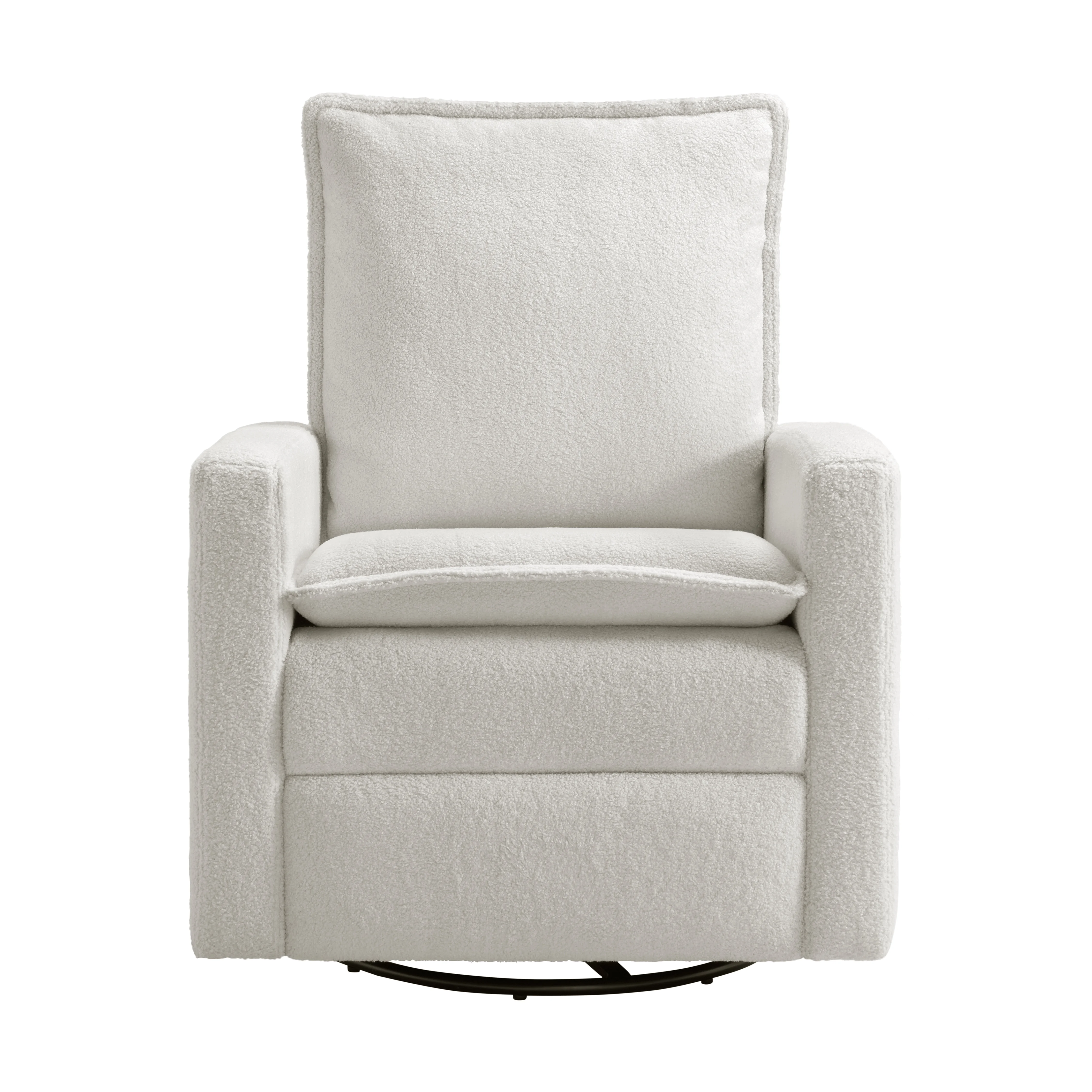 Soho Baby Coventry Glider Recliner Boucle White