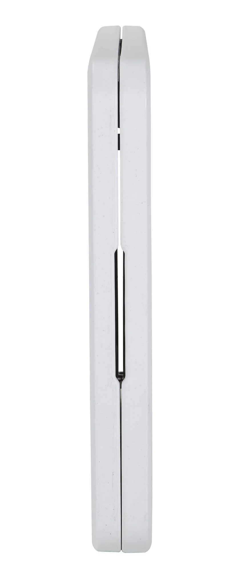 COSCO Deluxe 8 foot x 30 inch Fold-in-Half Blow Molded Folding Table, White