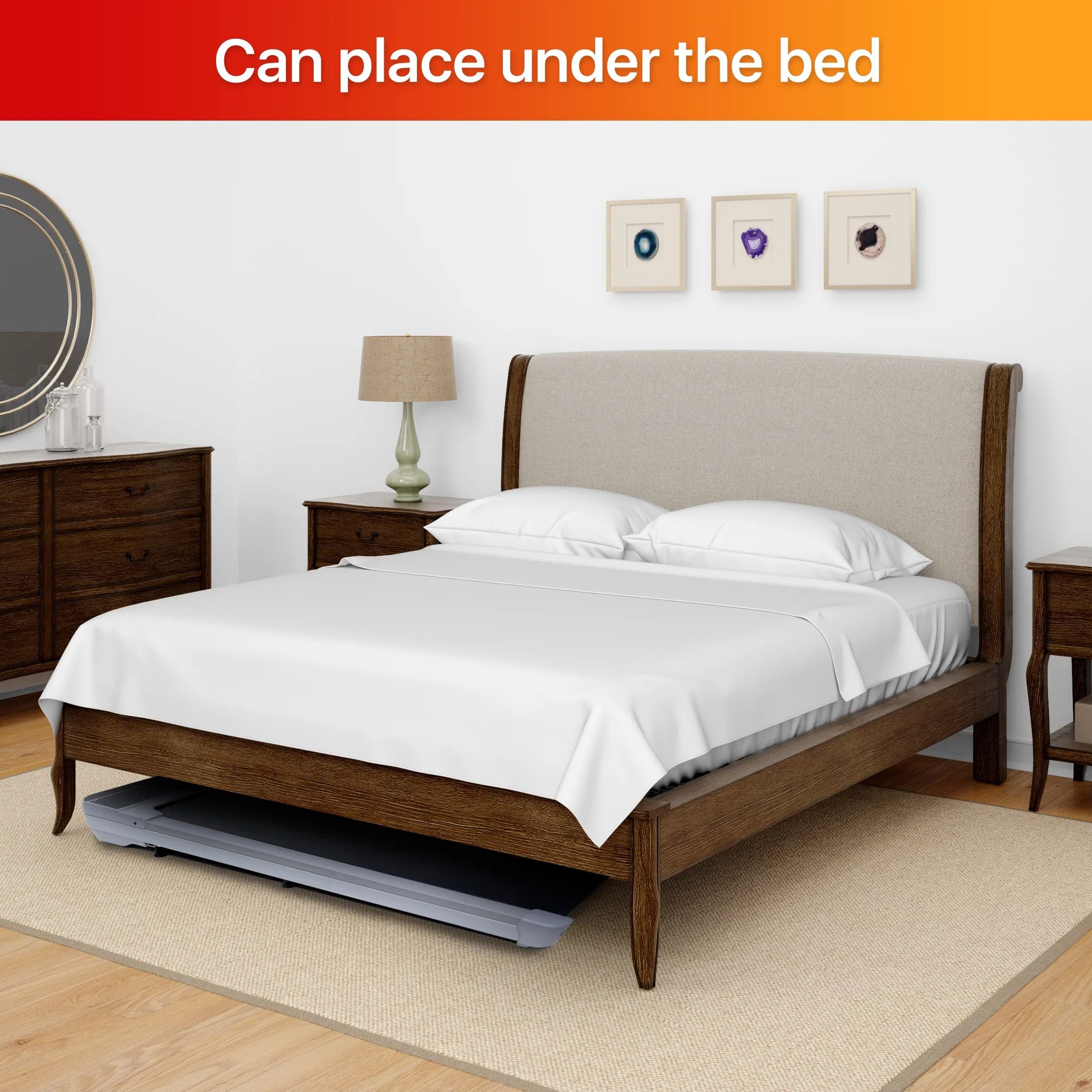 Cardio Flex Folding Treadmill Running Machine Dual Display Screen, 220 lbs. Capacity