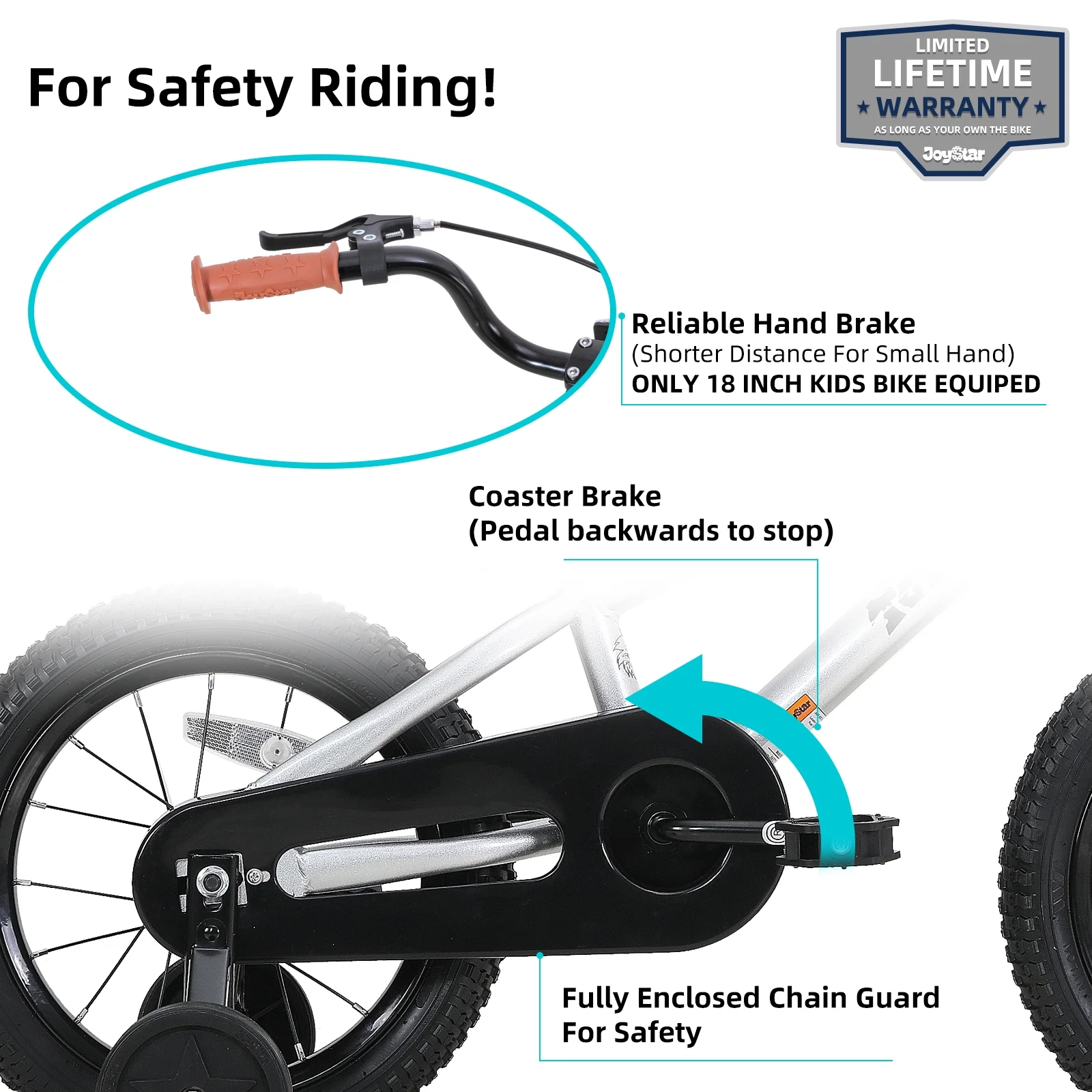 JOYSTAR Kids Bike for Ages 2-12 Years Old Boys Girls, 12-20 Inch BMX Style Kid's Bikes, Multiple Colors