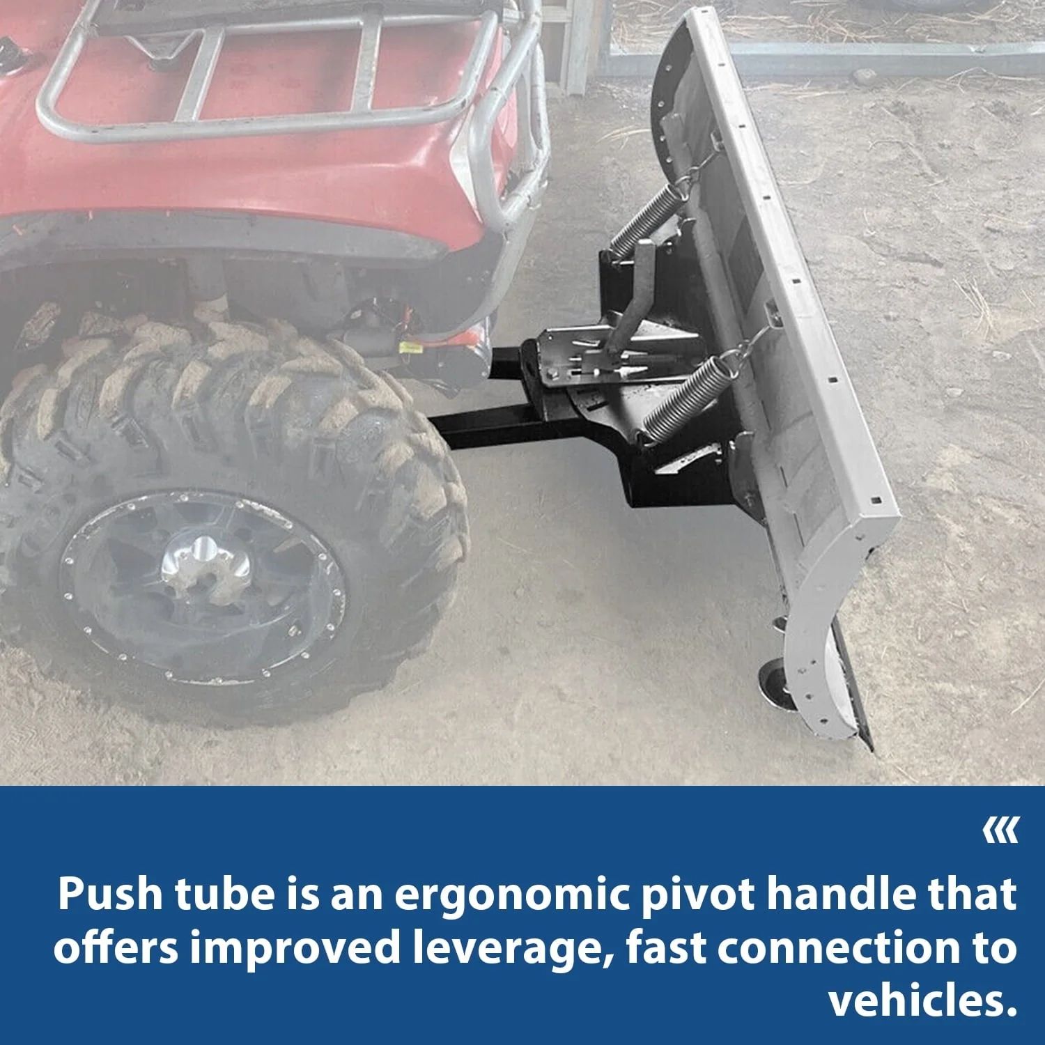 Kojem Snow Plow Blade Universal Kit Steel White Adjustable 48