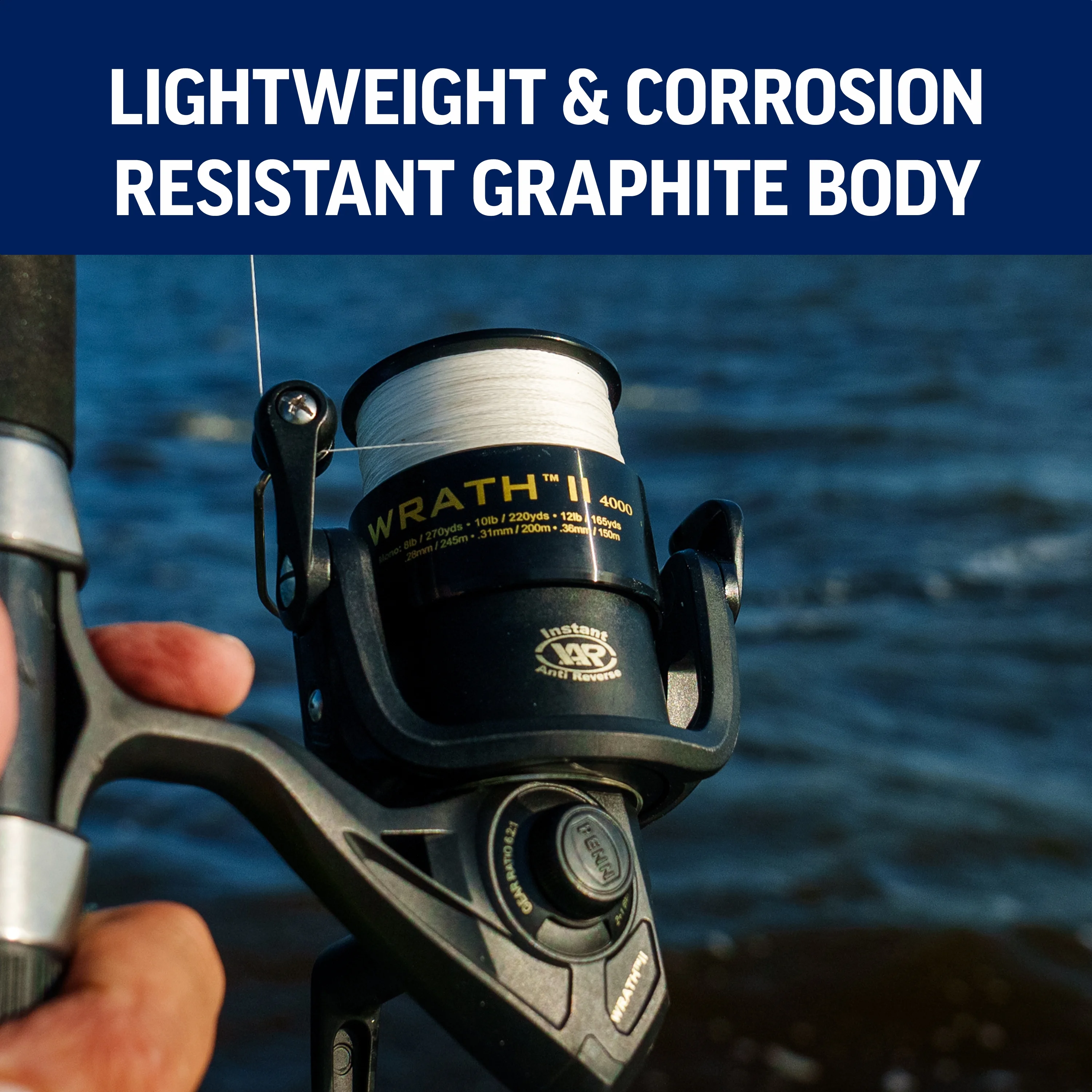 PENN Wrath® II Spinning Combo, 6'6