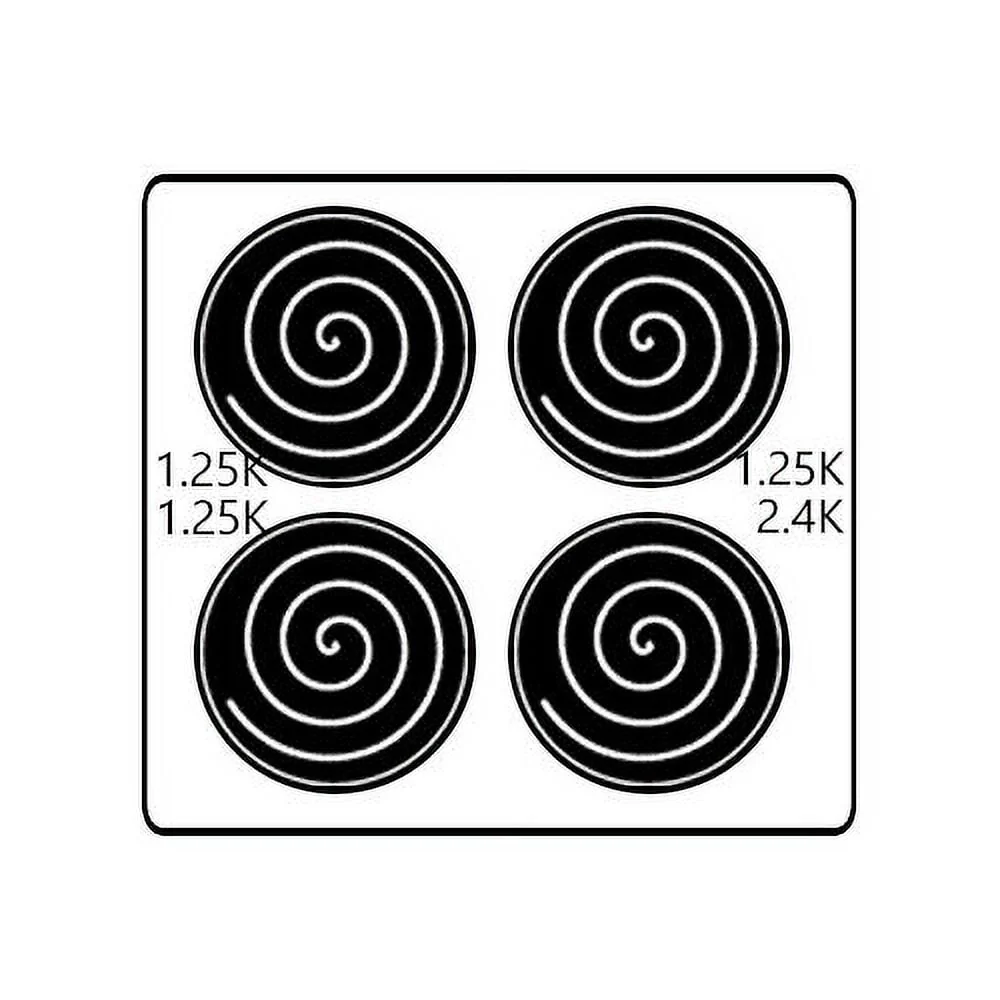 Summit RE203W 20 in. Wide Electric Range, White with Coil Elements - Replaces RE201W