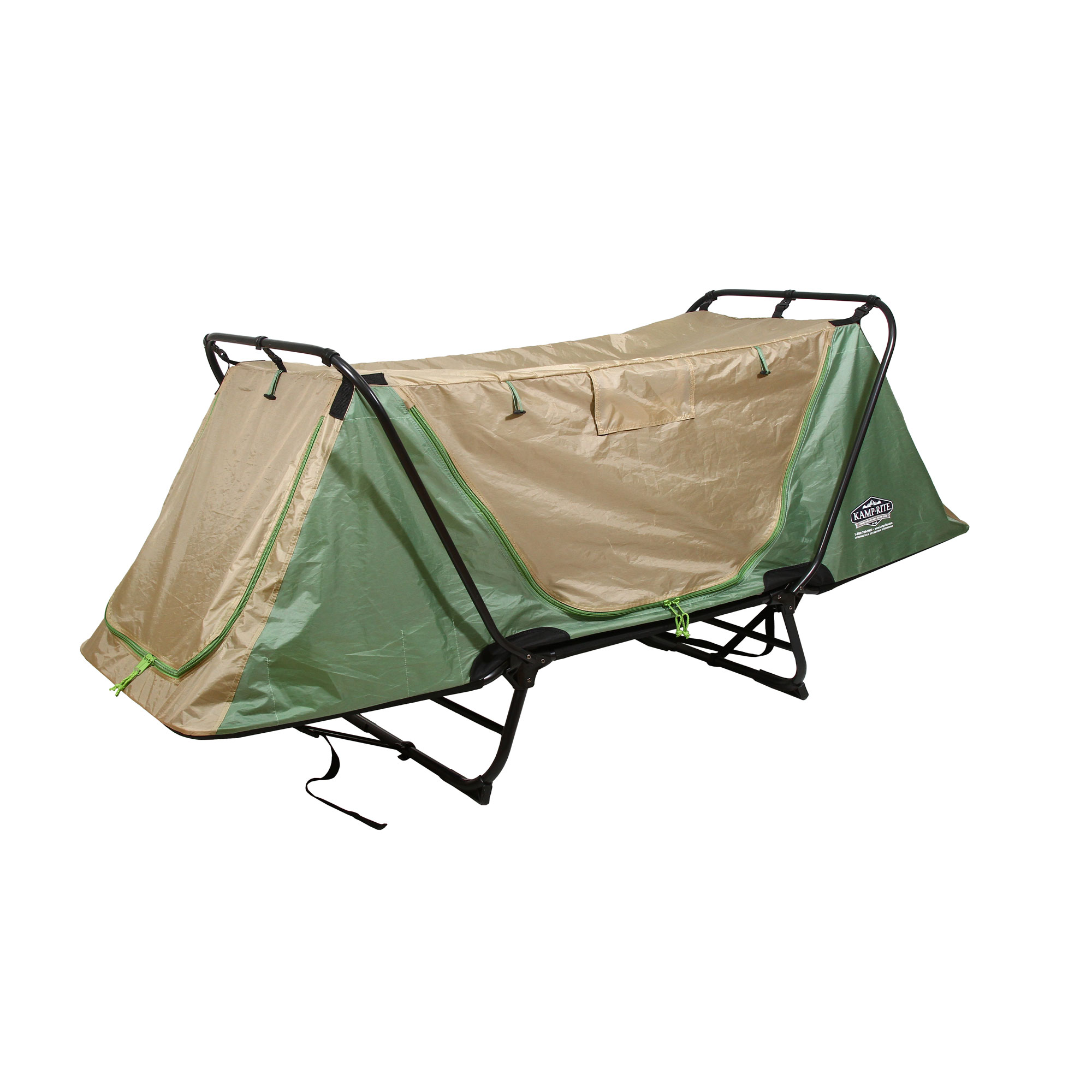 Kamp-Rite Original Portable Versatile Cot, Chair, & Tent, Green (2)