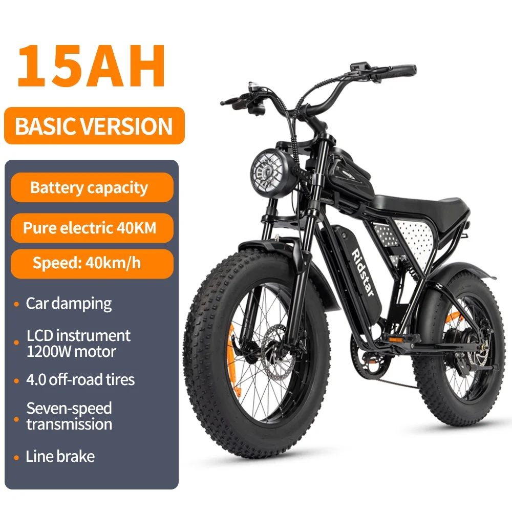 1500W MTB Electric Bicycle 48V 20Ah Removable Battery E-Bike，Electric Bike for Adults 20