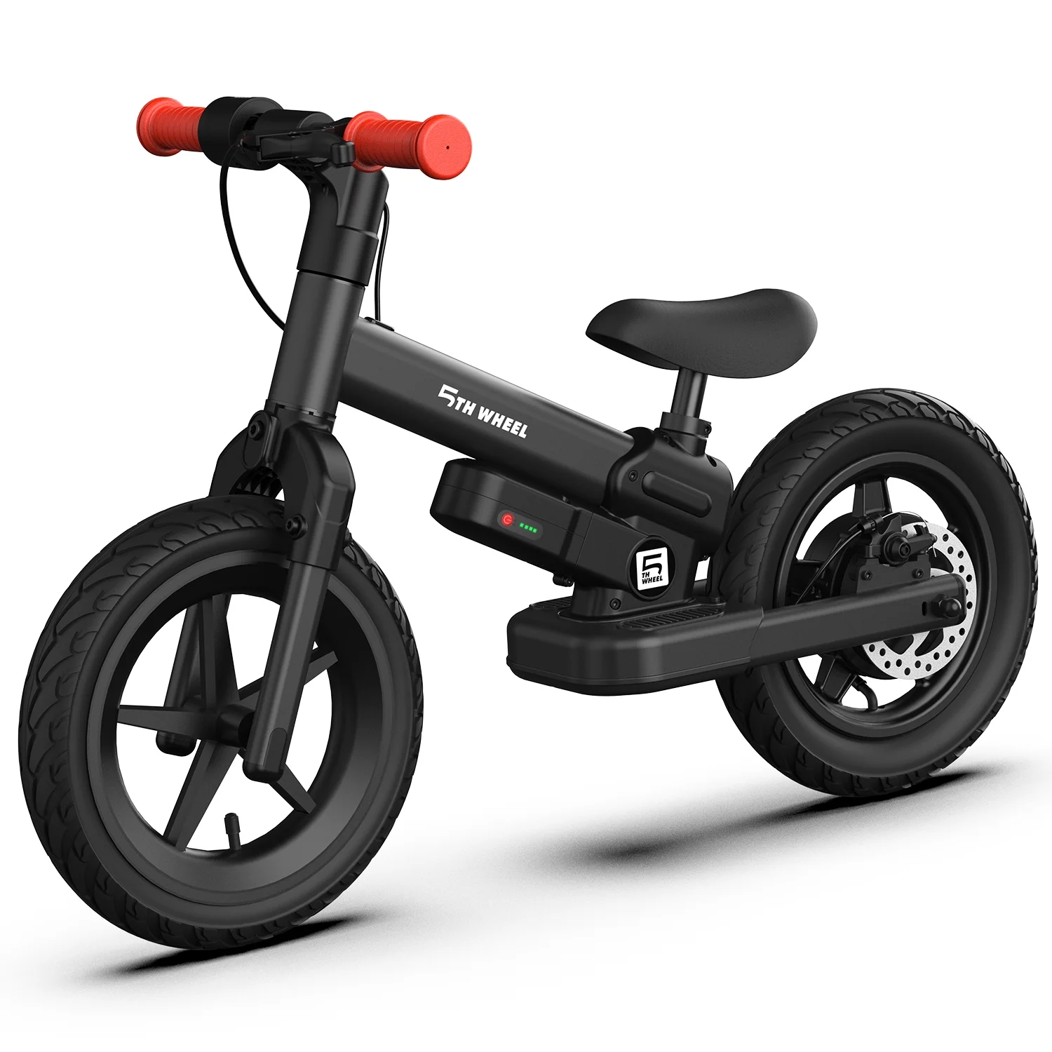 5Th Wheel KB09 150W Electric Balance Bike for Kids, Black - 12