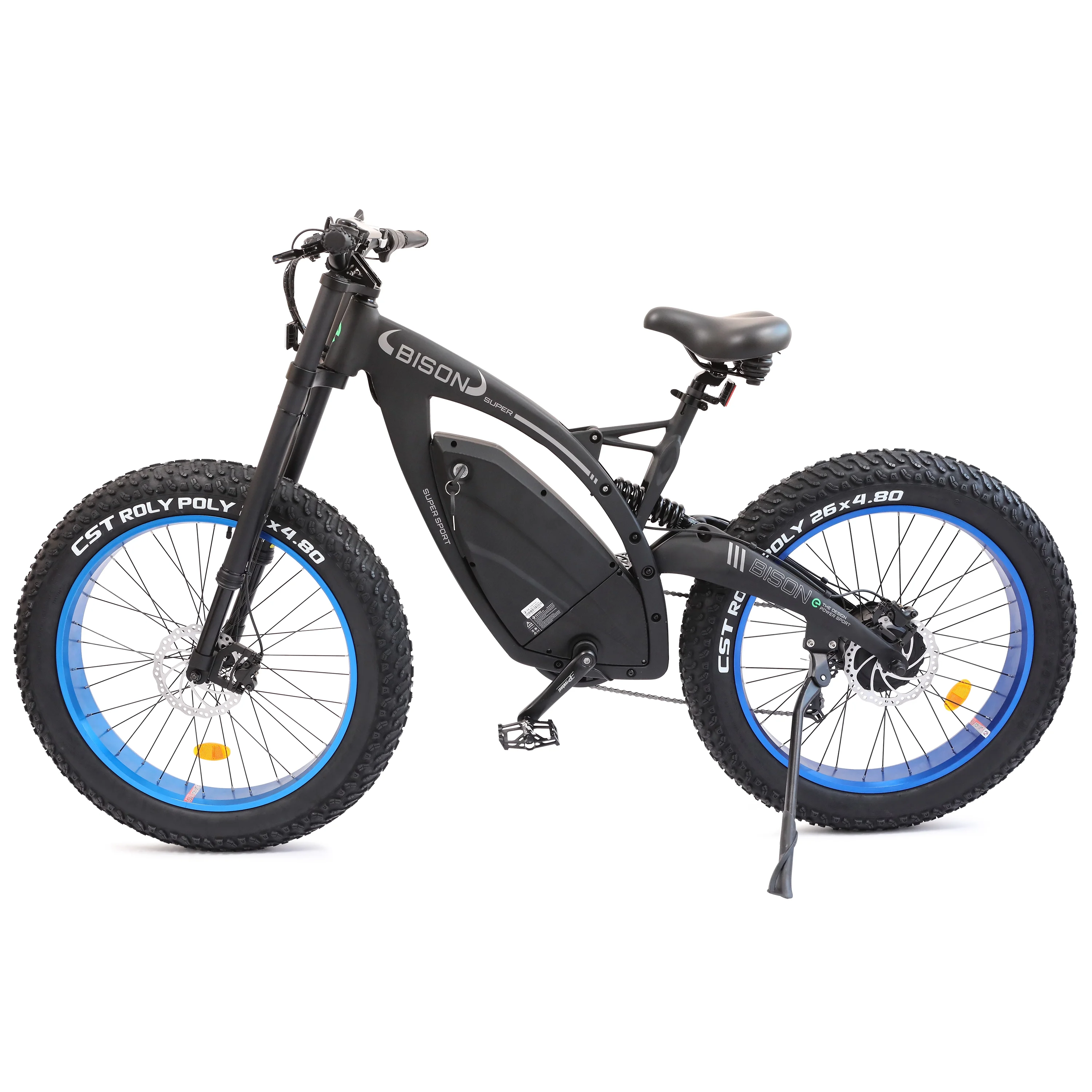 Ecotric Electric MTB Bike 18 Ah 48 V 750 W Battery 26 In. 4.8 In. Fat Tire Full Suspension Fork Aluminum Frame Men's Mountain Bike Beach E-Bike Snow Bicycle for Adults A-E516646