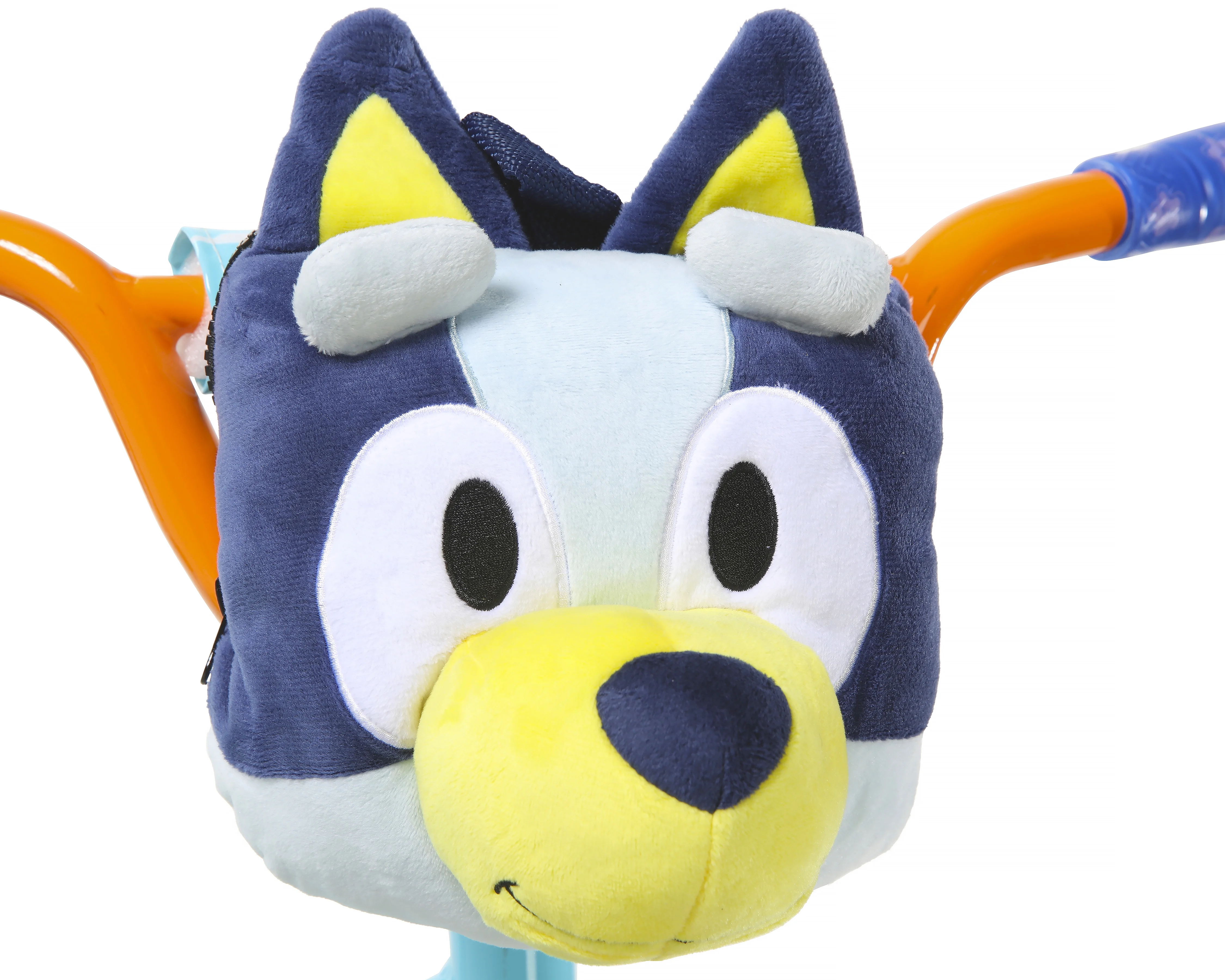 Bluey 12-Inch Kids BMX Bike with Training Wheels, Plush Bag, Steel Frame, Coaster Brake, Ages 3-5