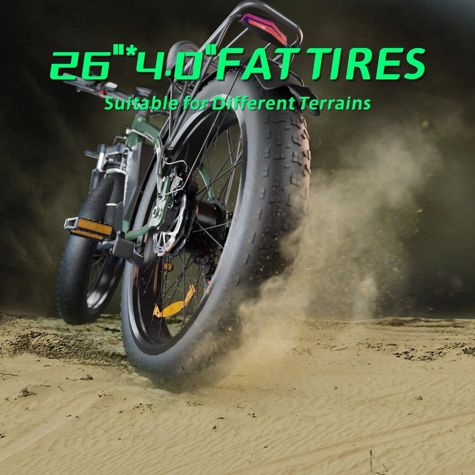 Electric Bike for Adults, 2000W 26'Fat Tire Electric Bike, 35MPH AWD Dual Motor Electric Bicycles, 48V 22.4AH Battery Fast Ebikes Dual Hydraulic Brakes UL 2849