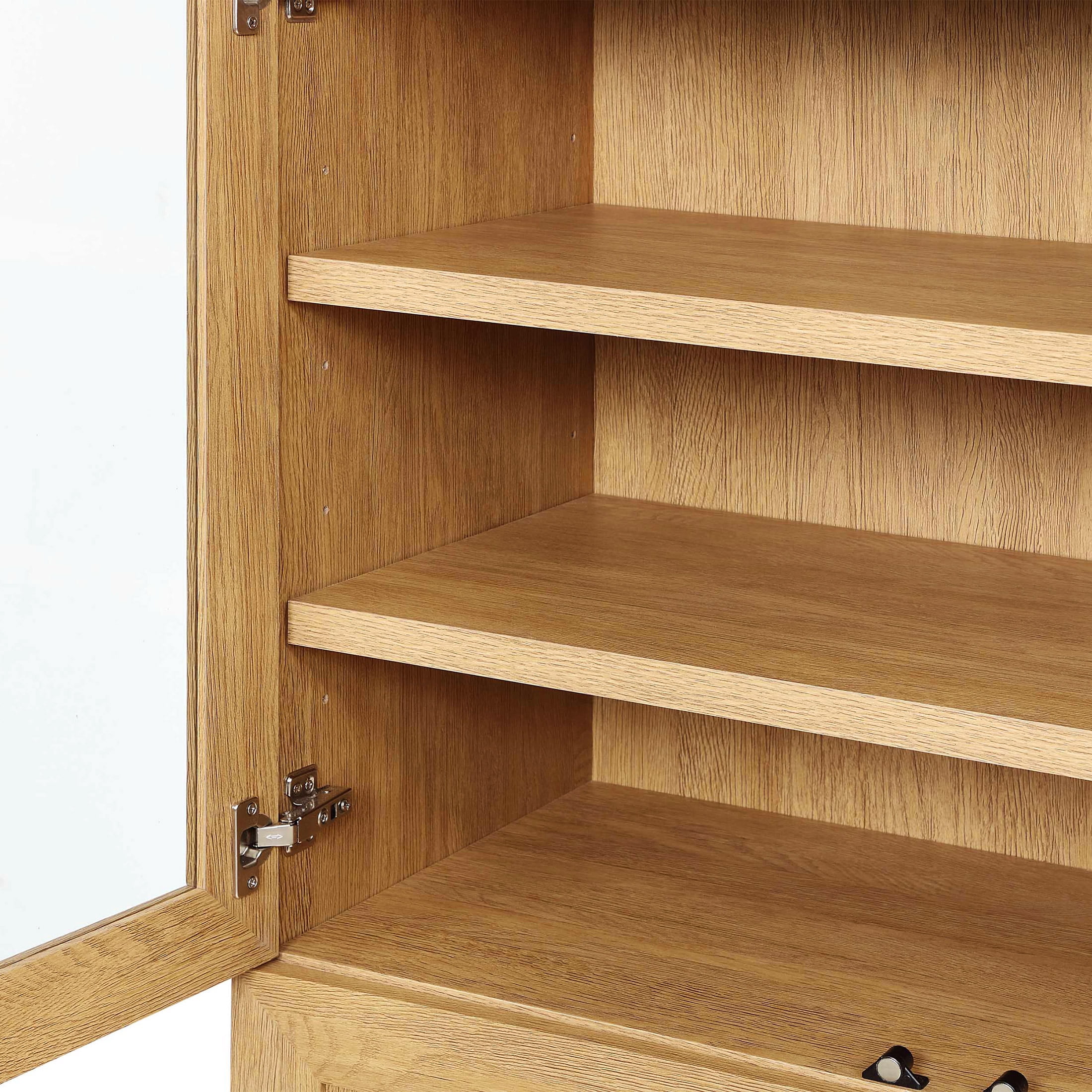 Better Homes & Gardens Juliet Kitchen Rounded Arch Cabinet, Rich Black