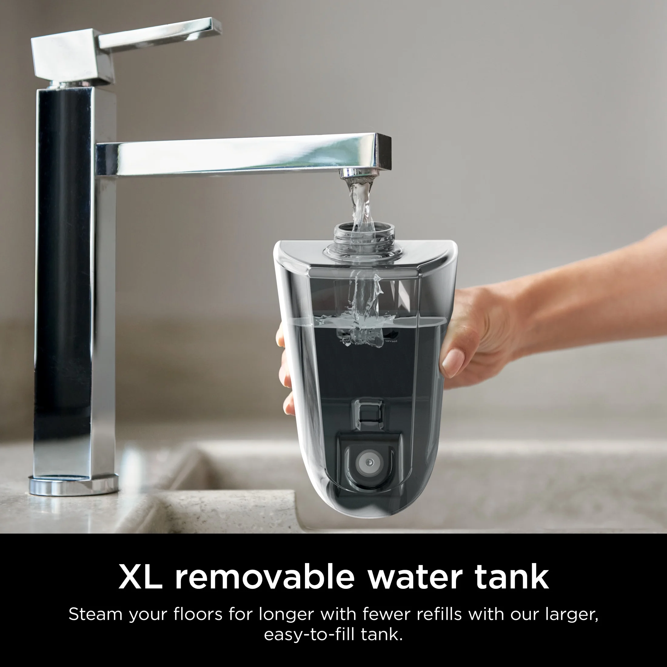 Shark SteamSpot Steam Mop with Steam Blaster for Sealed Hard Floors, XL Removable Tank, Washable Dirt Grip? Pad, 2  Modes,S2000