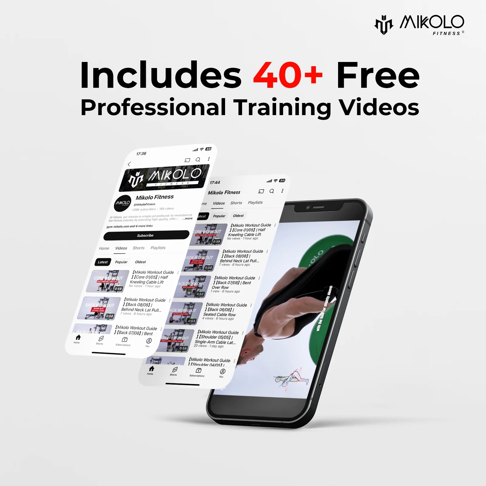 Mikolo Compact 7-IN-1 Smith Machine With Cable Crossover System, 1000LBS Multi-Functional Squat Rack, Workout Station with Weight Bar, Bend Peg and Other Functional Attachments