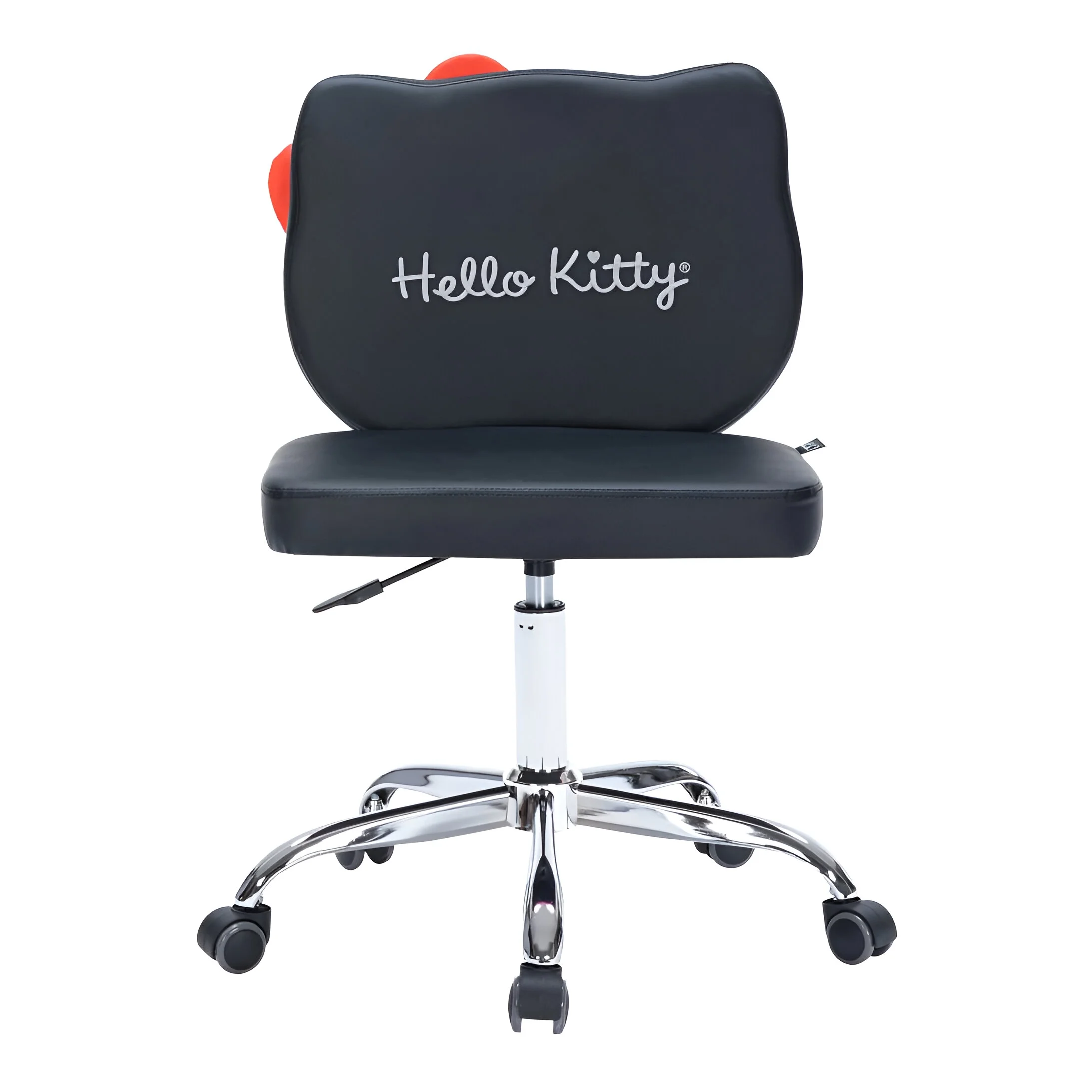 Impressions Vanity Hello Kitty Teddy Swivel Vanity Chair, Desk Chair with Adjustable Height (White)