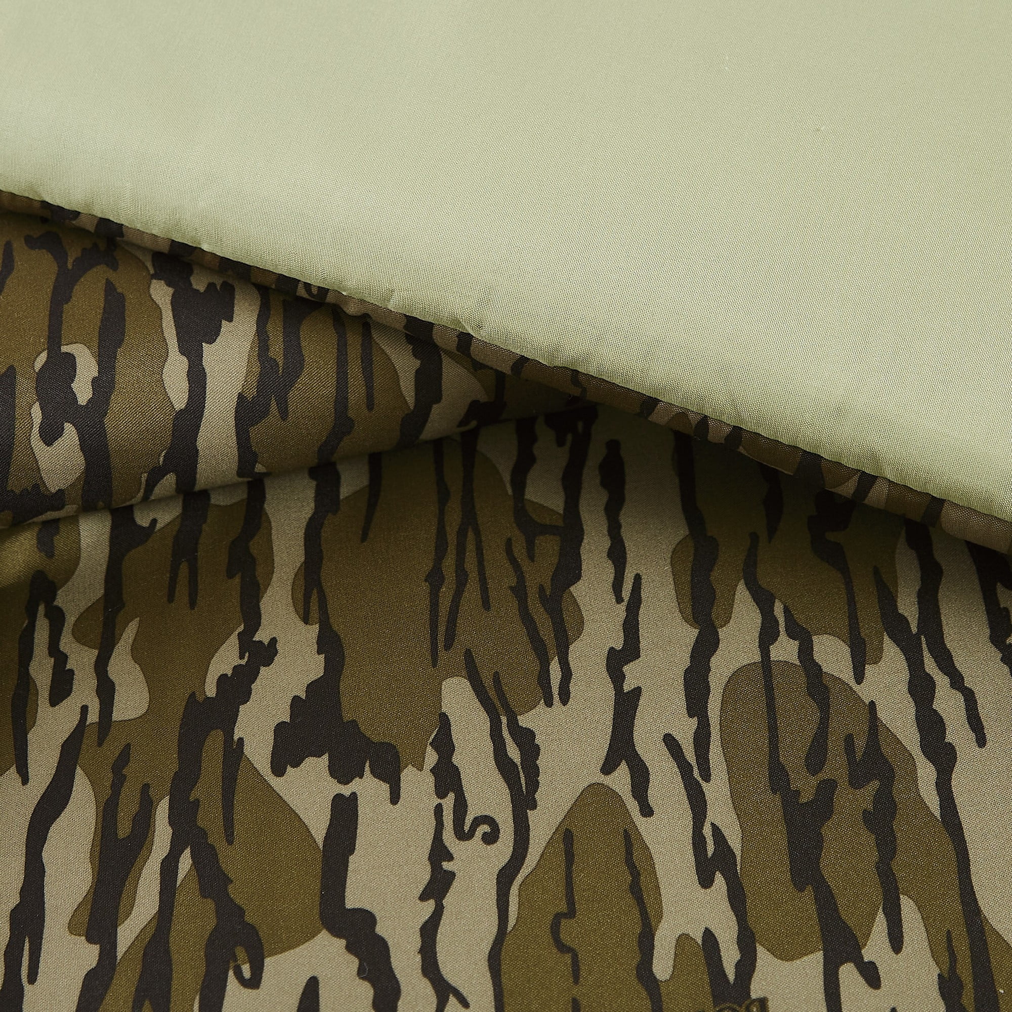 Mossy Oak® Bottomland® Microfiber 3-Piece Comforter Set, Full/Queen Microfiber Adult Bedding for Hunting Lodge or Cabin