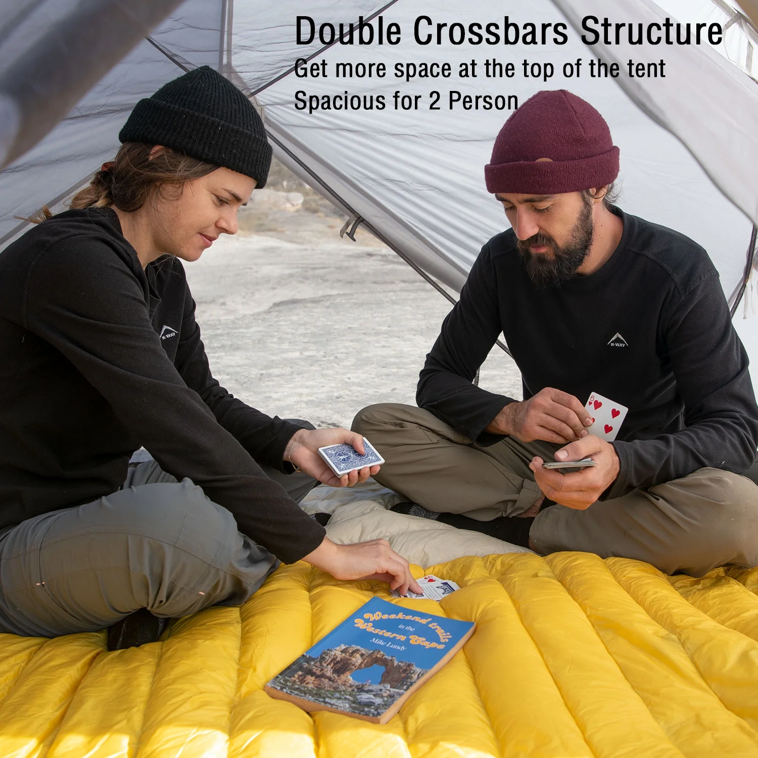 Naturehike Mongar Backpacking Camping Tent 2 Person Lightweight Waterproof with Footprint