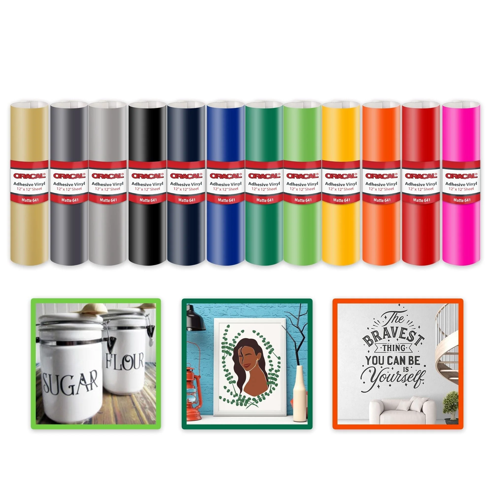 Silhouette Black Cameo 4 w/ 64 Oracal Vinyl Sheets, Tools, Guides