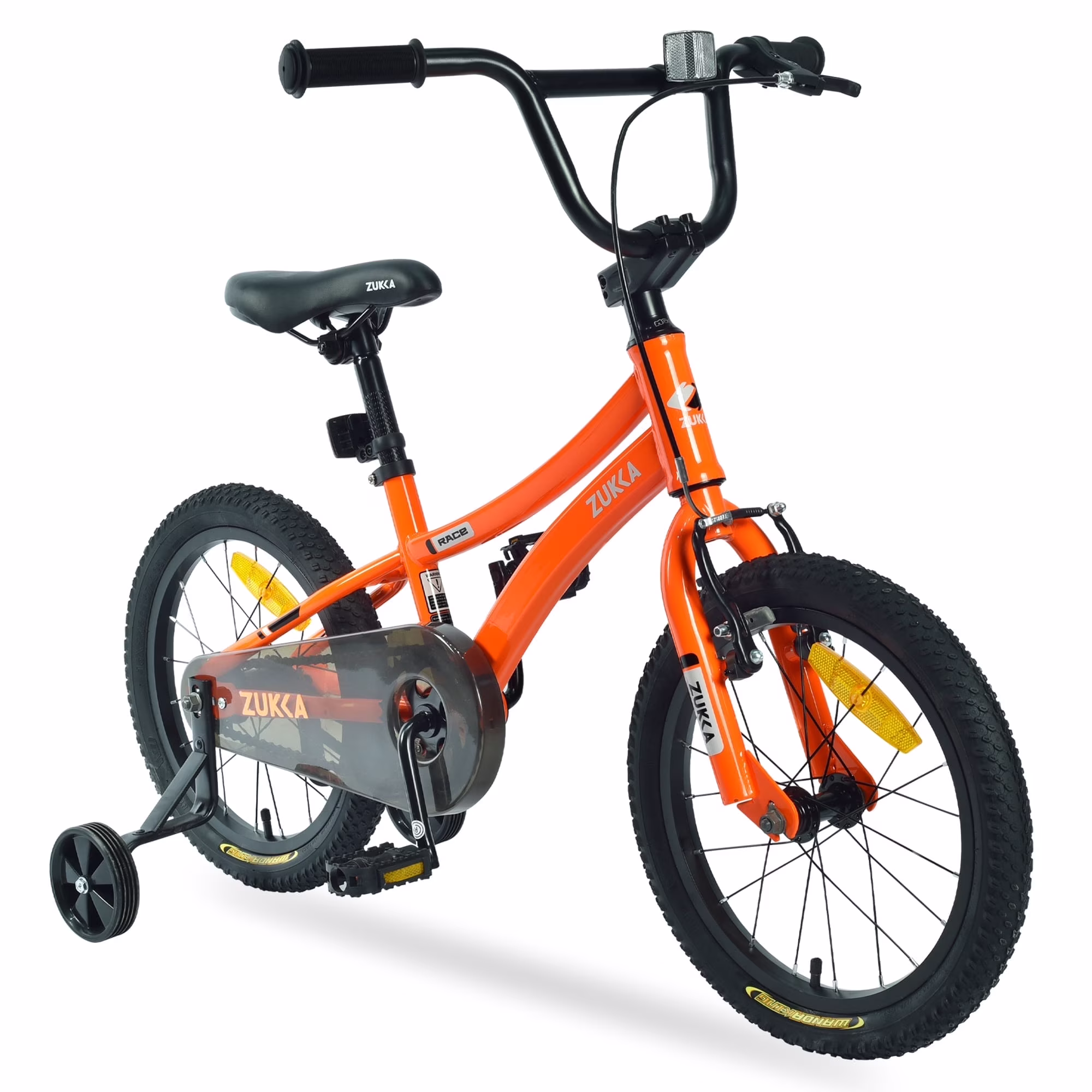 16 Inch Kids Bike for Boys Age 4-7 Years, Kids' Bicycles with Training Wheels and Steel Frame, 85% Assembled, Red
