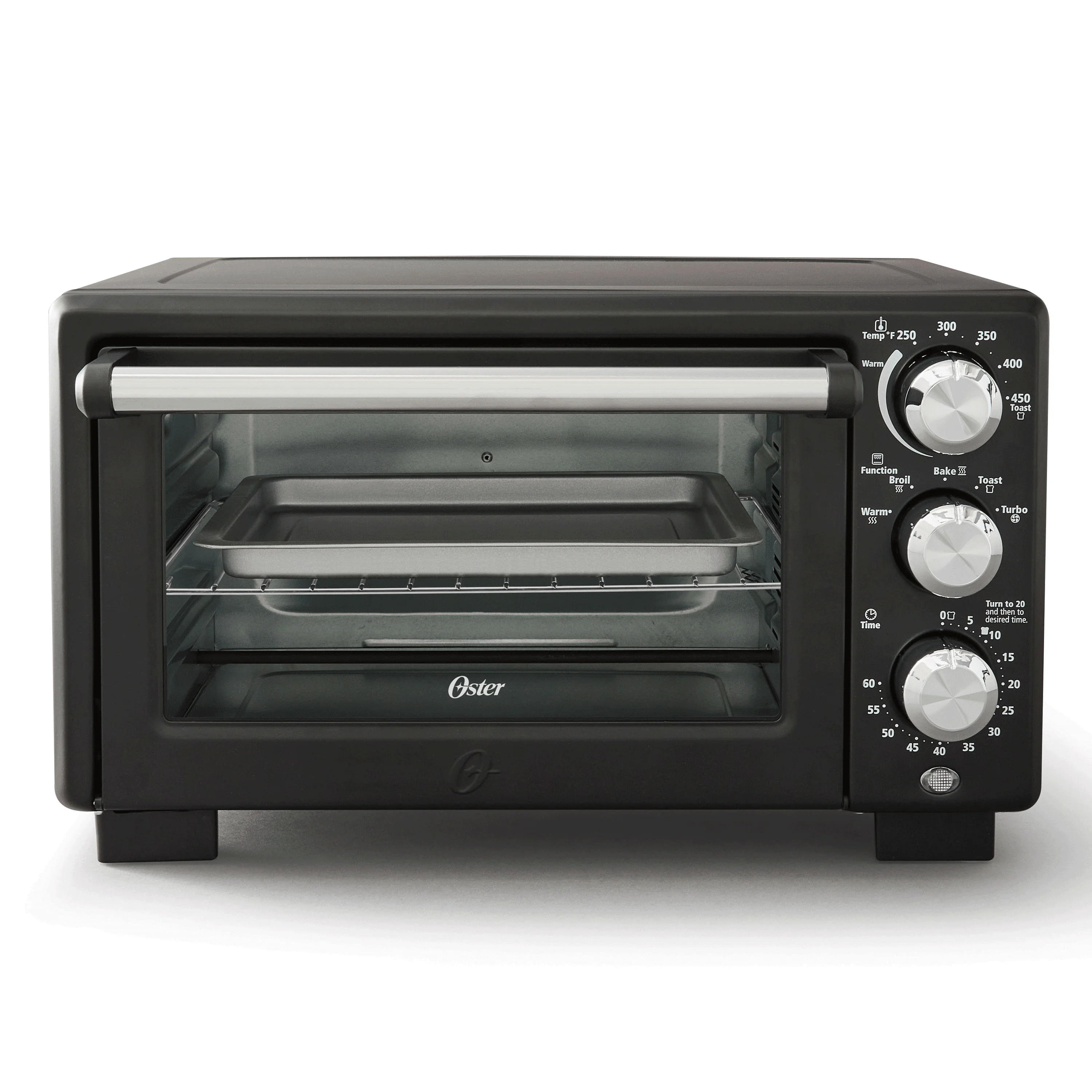 Oster® Convection 4-Slice Toaster Oven, Matte Black, Convection Oven and Countertop Oven