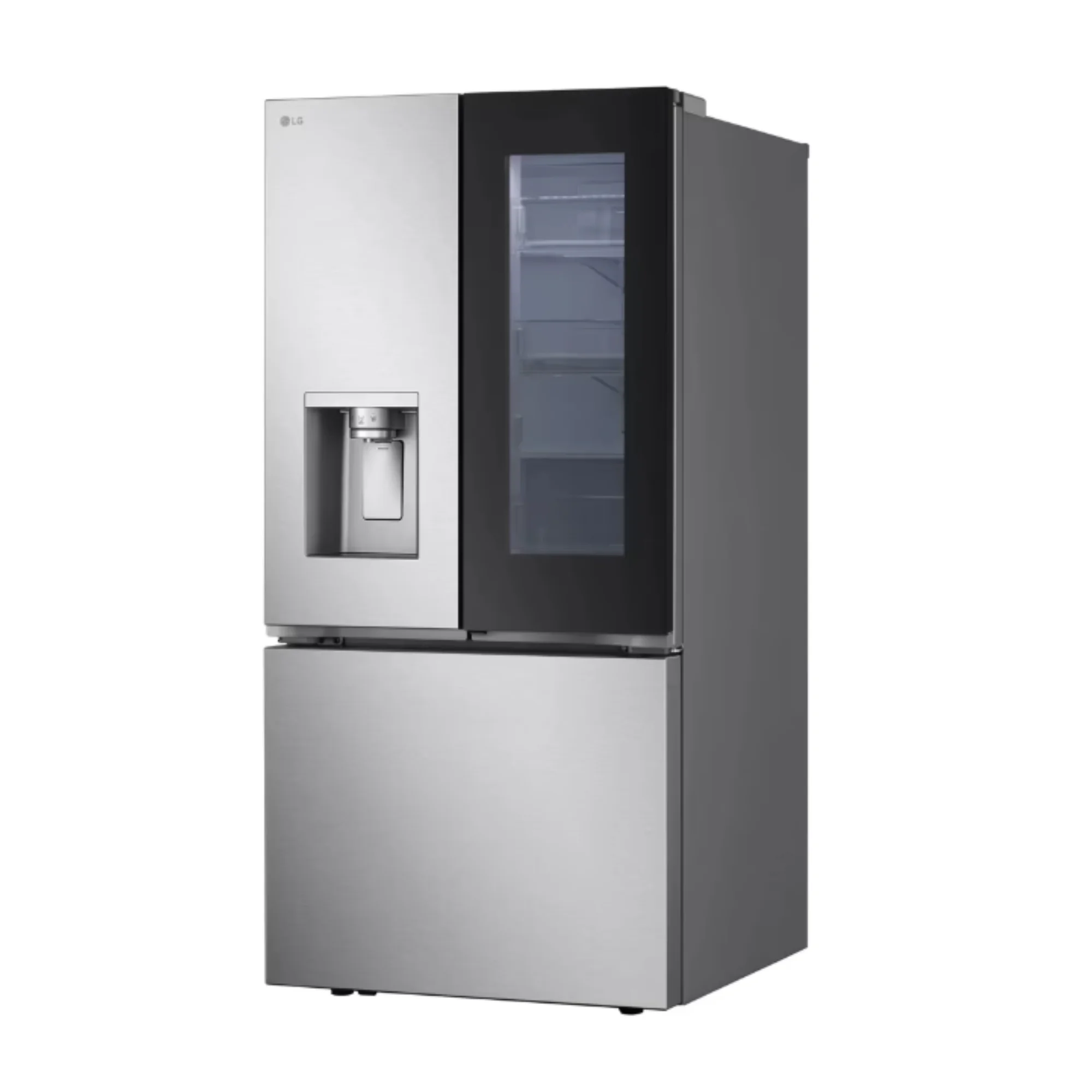 LG 33 Inch Freestanding French Door Smart Refrigerator with 25 Cu. Ft. Capacity in Stainless Steel LF25S6560S